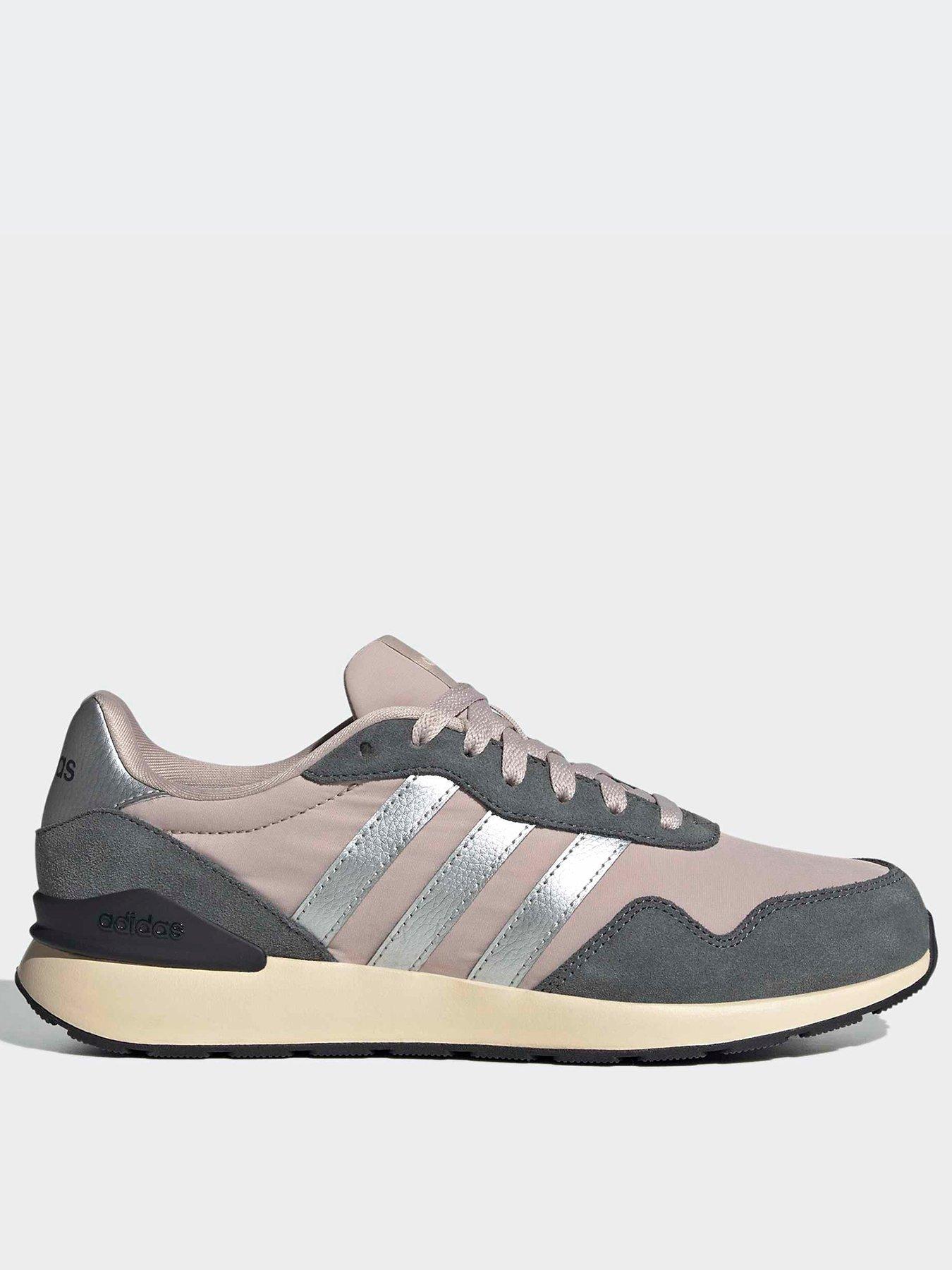 adidas Sportswear Women's Run 60S 40 Trainers, Wonder Taupe/Silver Met/Carbon, Size 3.5, Women