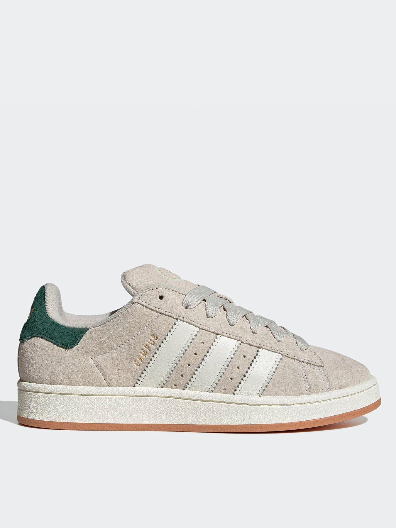 undefined Unisex Campus 00s Trainers - Off White/green