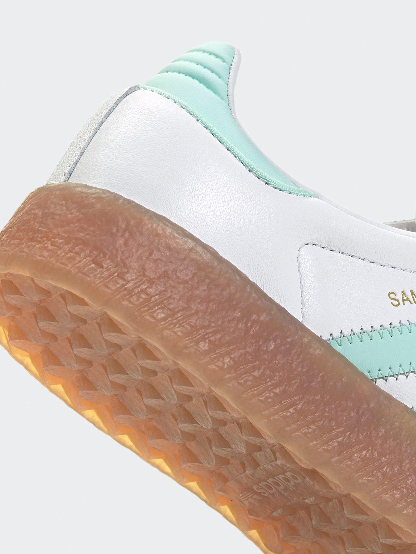 adidas gazelle silver green womens adidas Gazelle - GS
