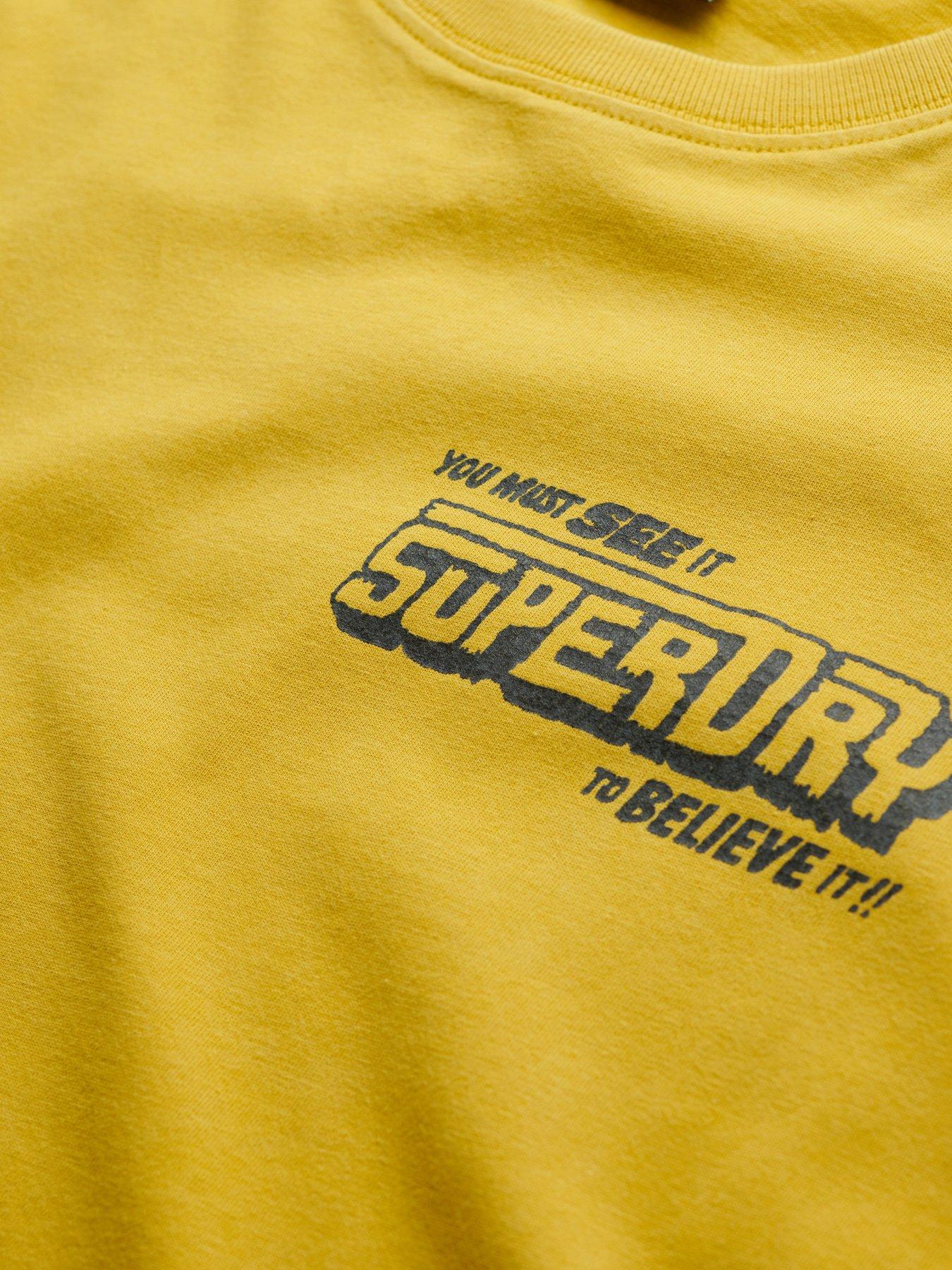 Image 5 of 5 of Superdry B-Movie Back Graphic T-Shirt - Yellow