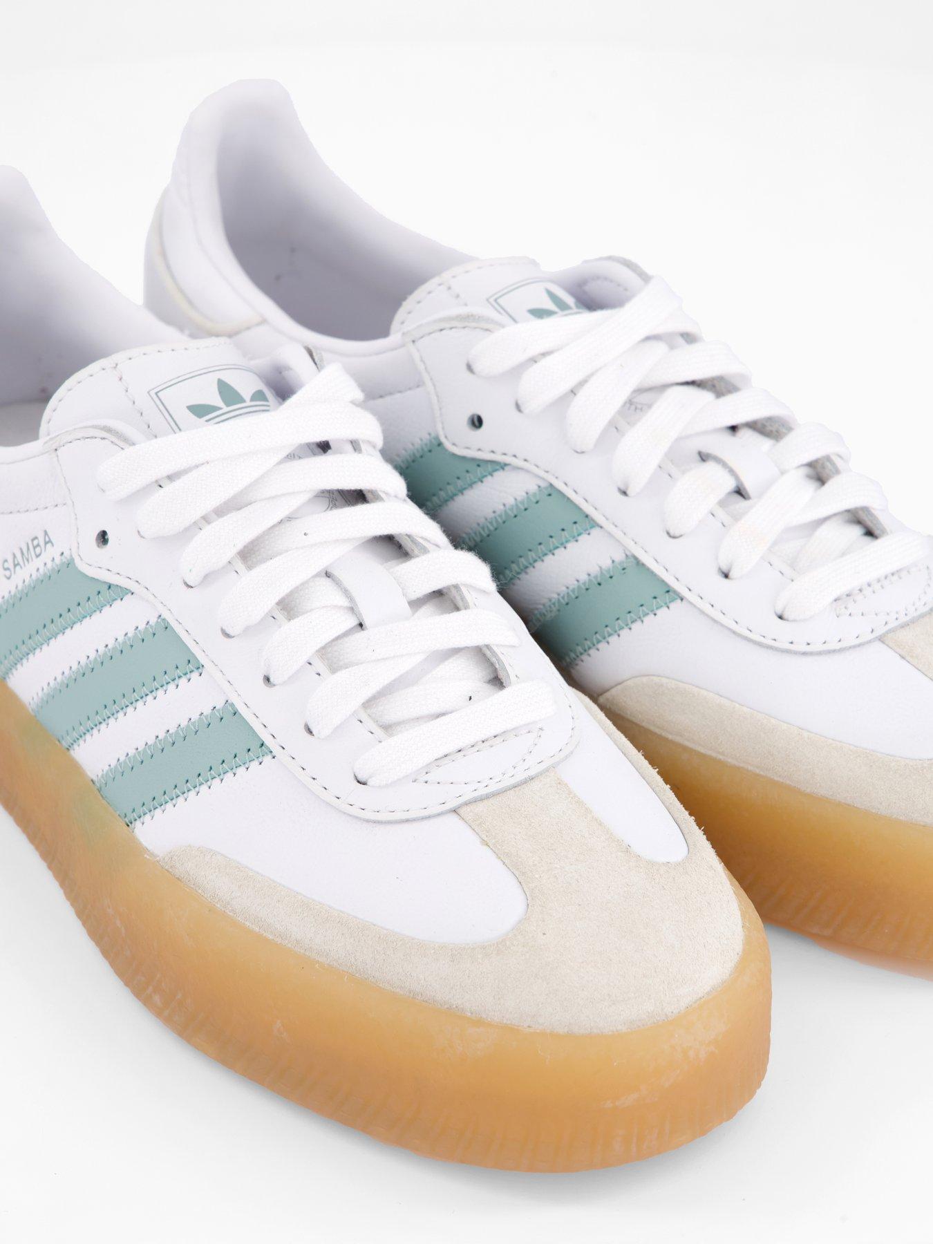 adidas gazelle silver green womens adidas Samba LT Cow Print Brown White (W) main image 1