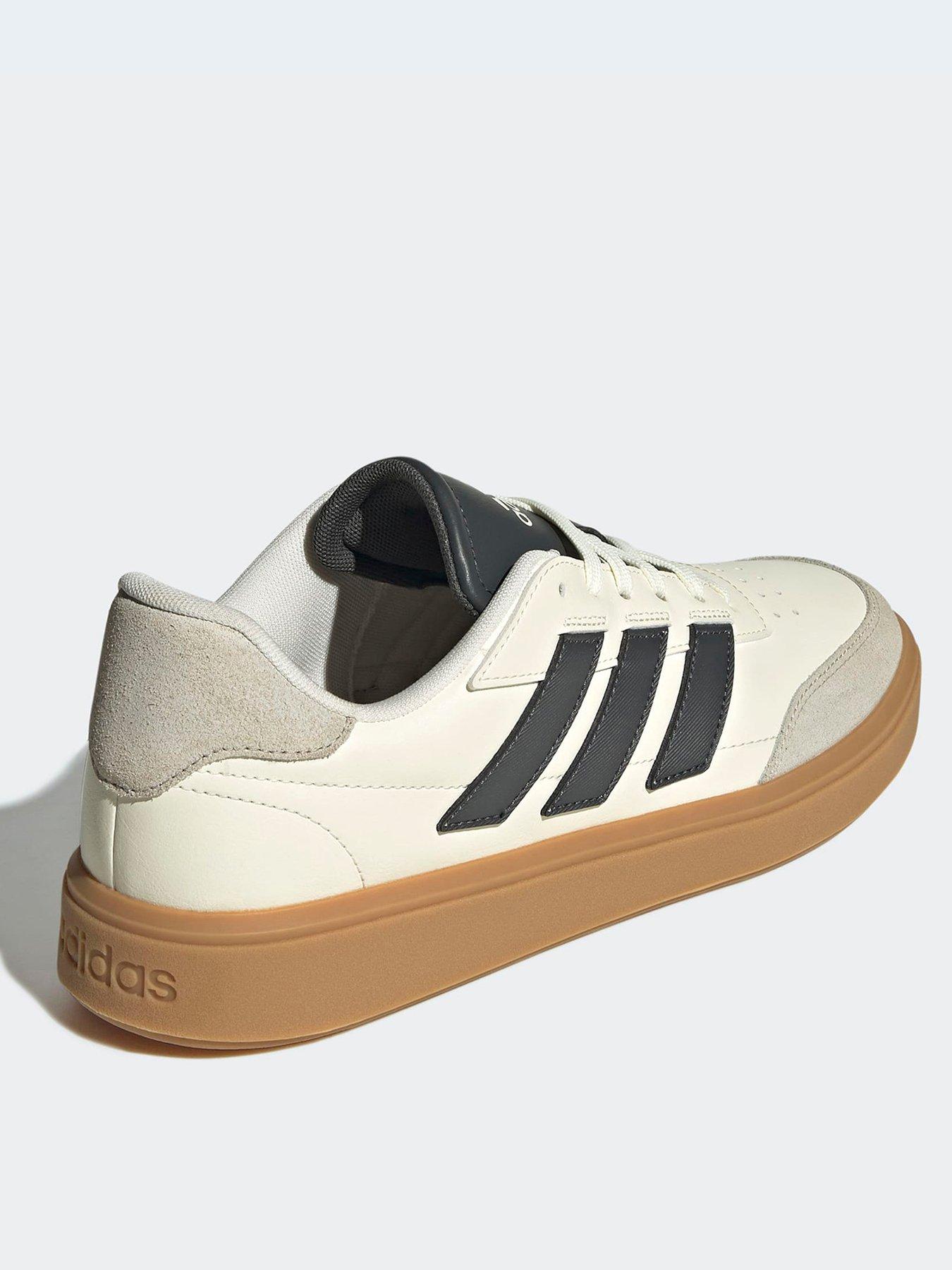 Image 3 of 7 of adidas Sportswear Men's Courtblock Trainers - Off White