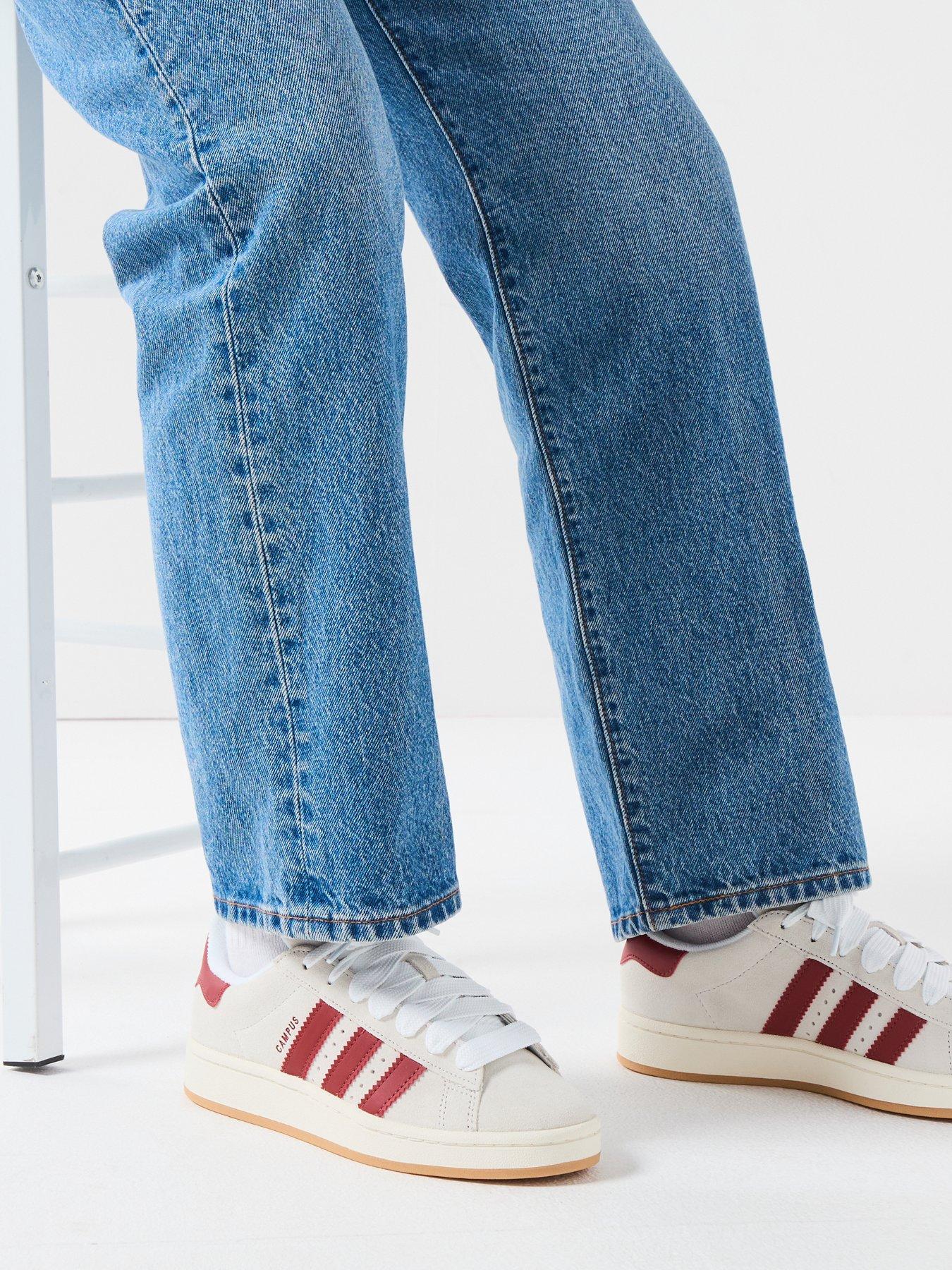 adidas Originals Women's Campus 00S Trainers Burgundy/Off White