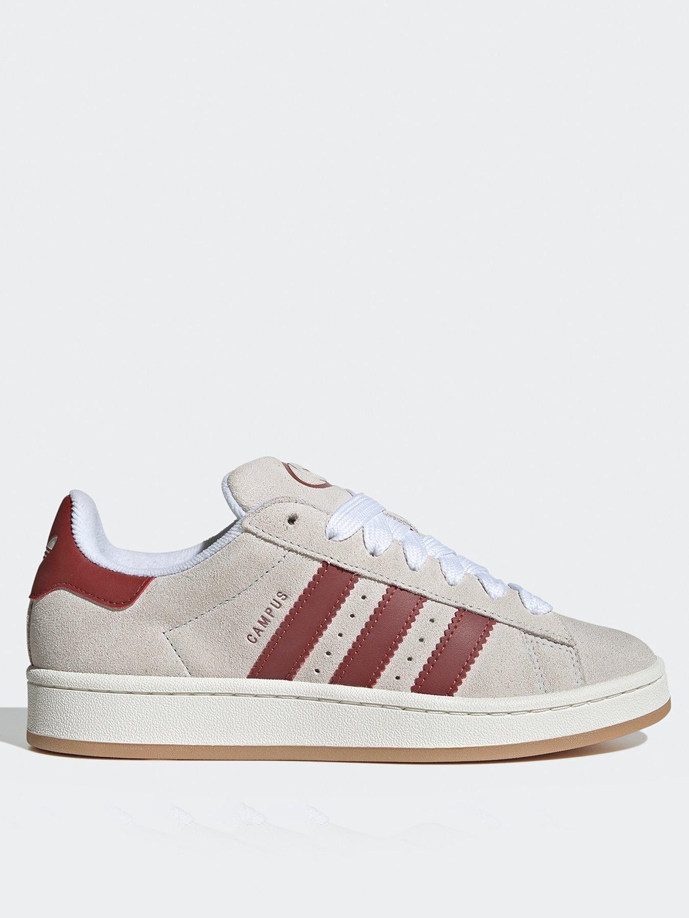 undefined Women's Campus 00S Trainers - Burgundy/Off White