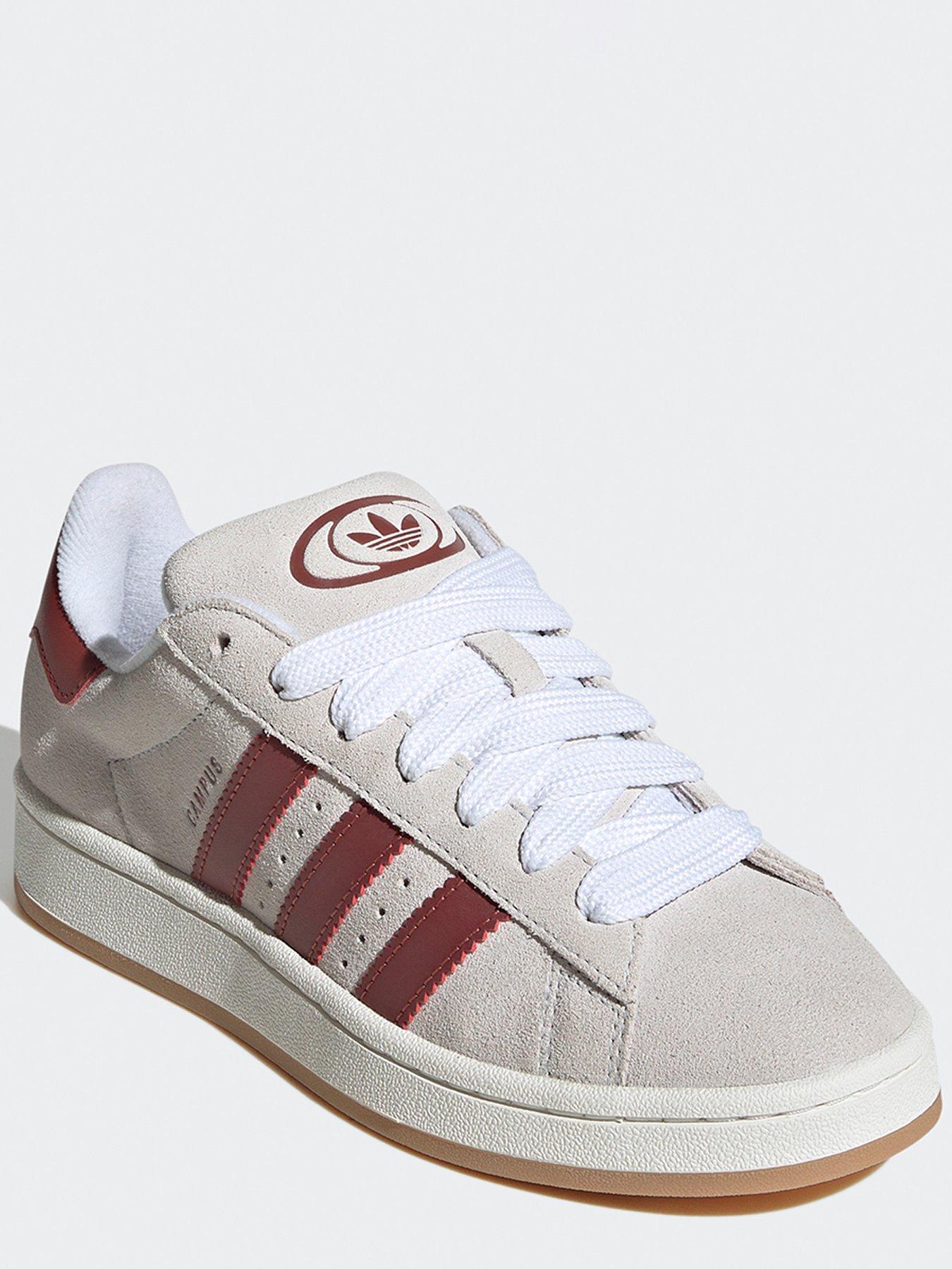 adidas Originals Women's Campus 00S Trainers - Burgundy/Off White | Very
