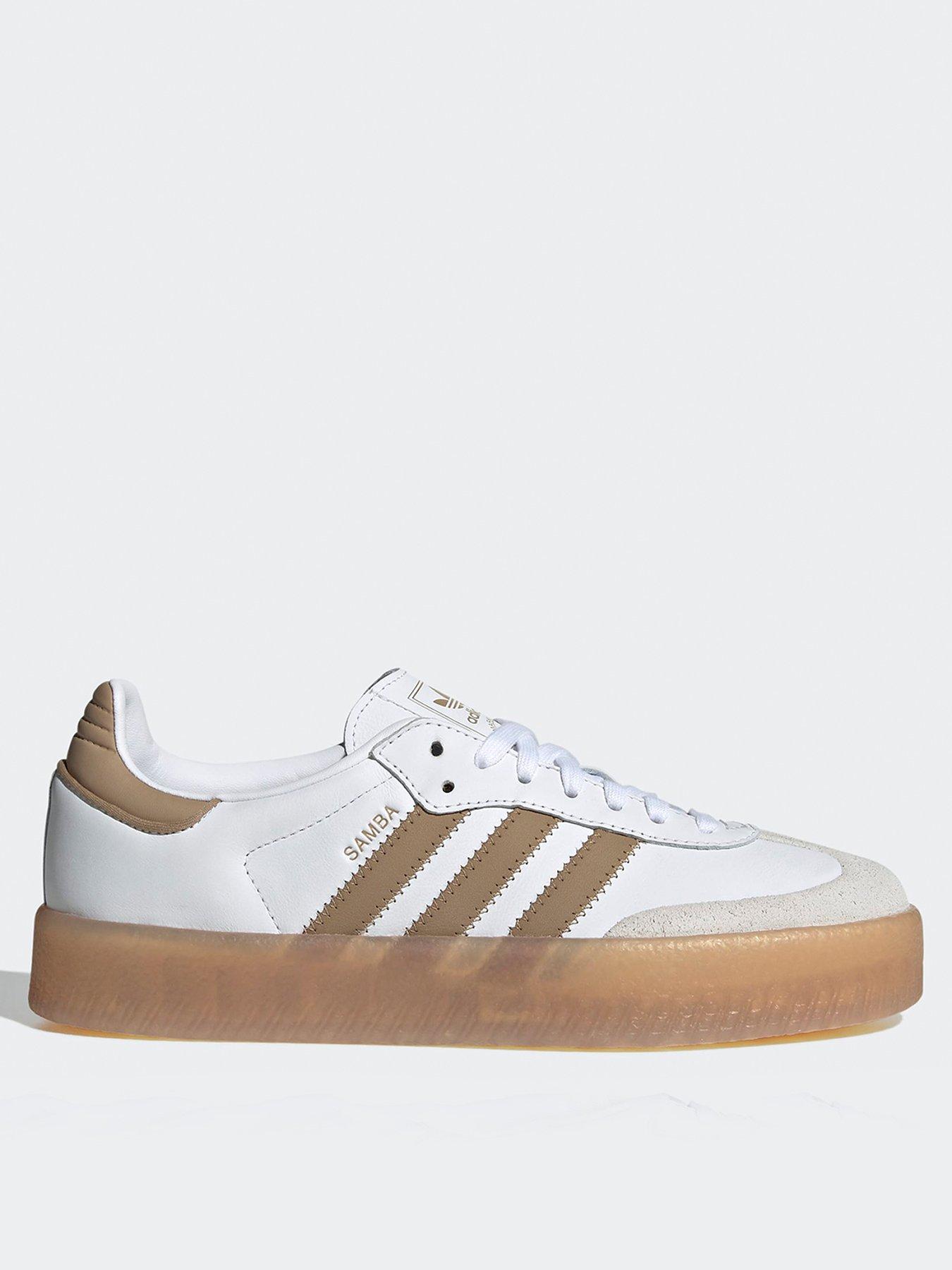 adidas Originals Womens Samba Trainers - Brown/white | Very