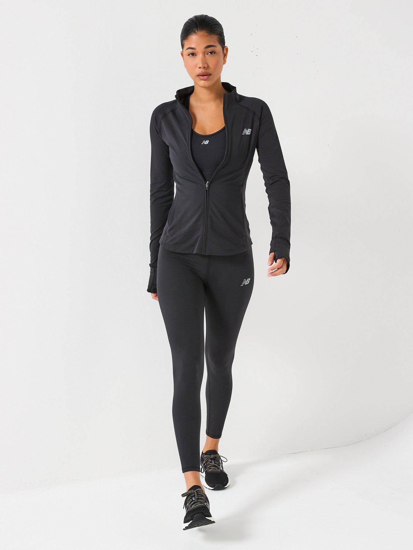 Image 3 of 6 of New Balance Womens Running Essential High Support Sports Bra - Black