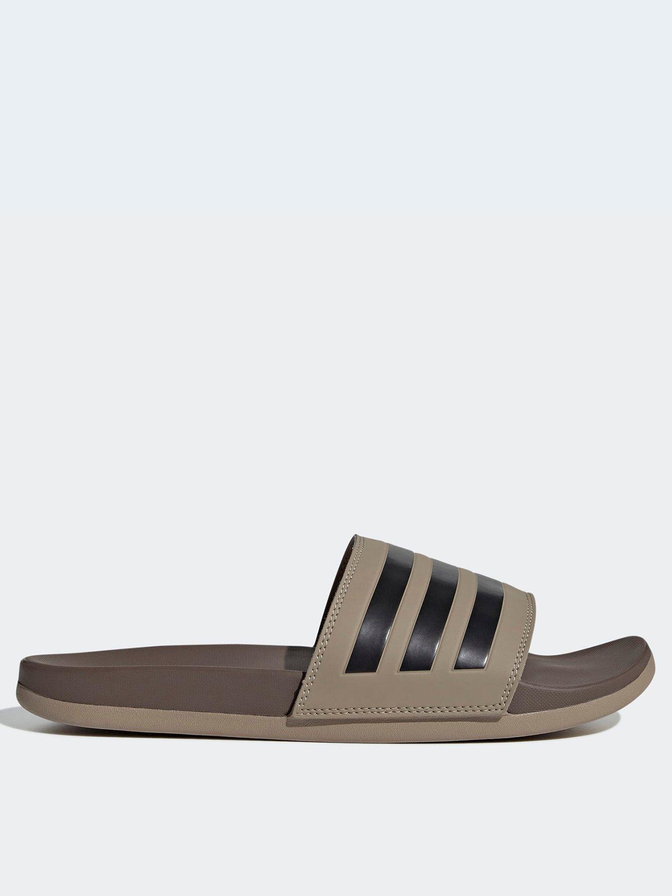 adidas Sportswear Men's Adilette Comfort Sliders - Brown