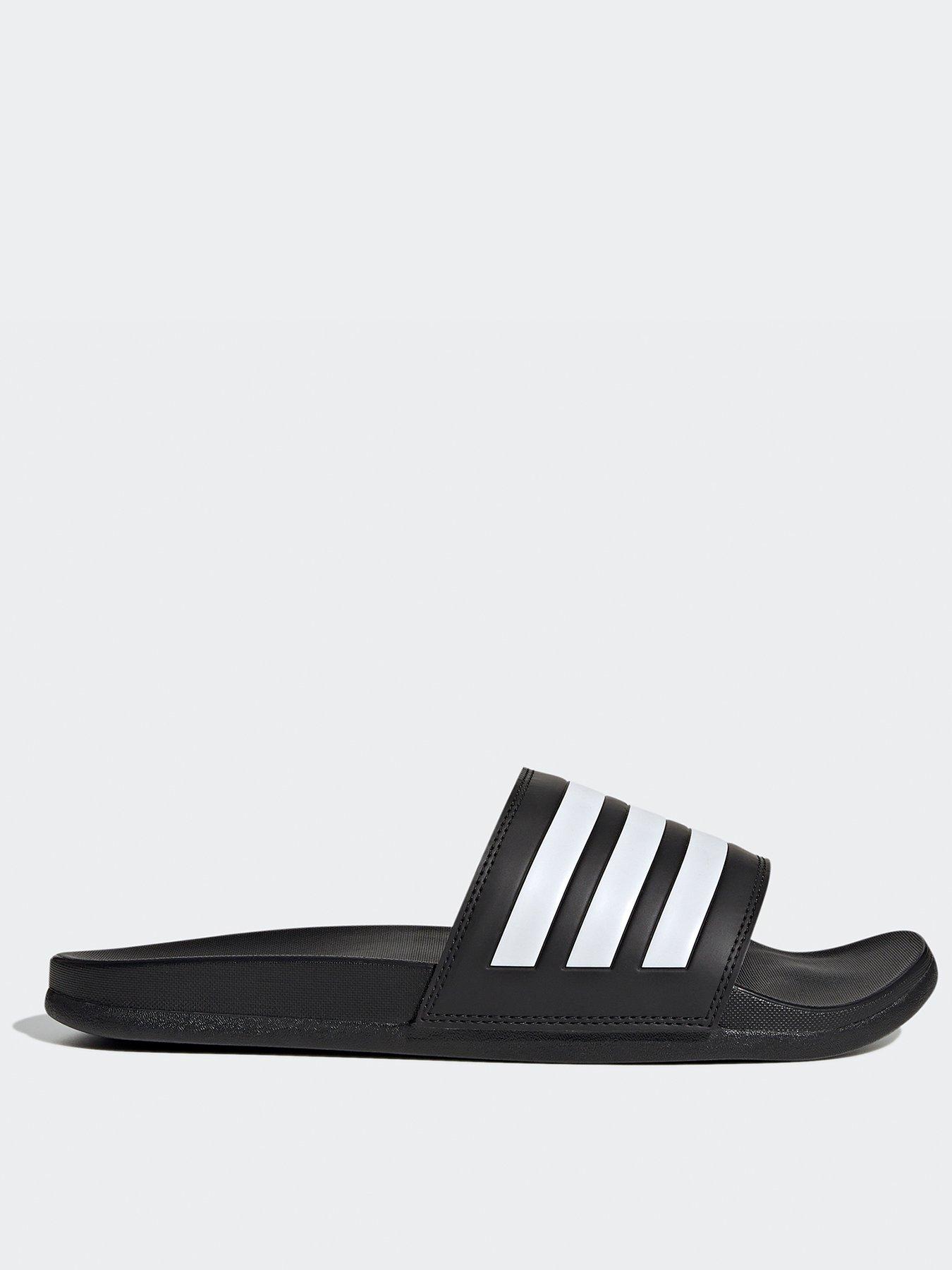 adidas Sportswear: Unisex Adilette Comfort Sliders - Black