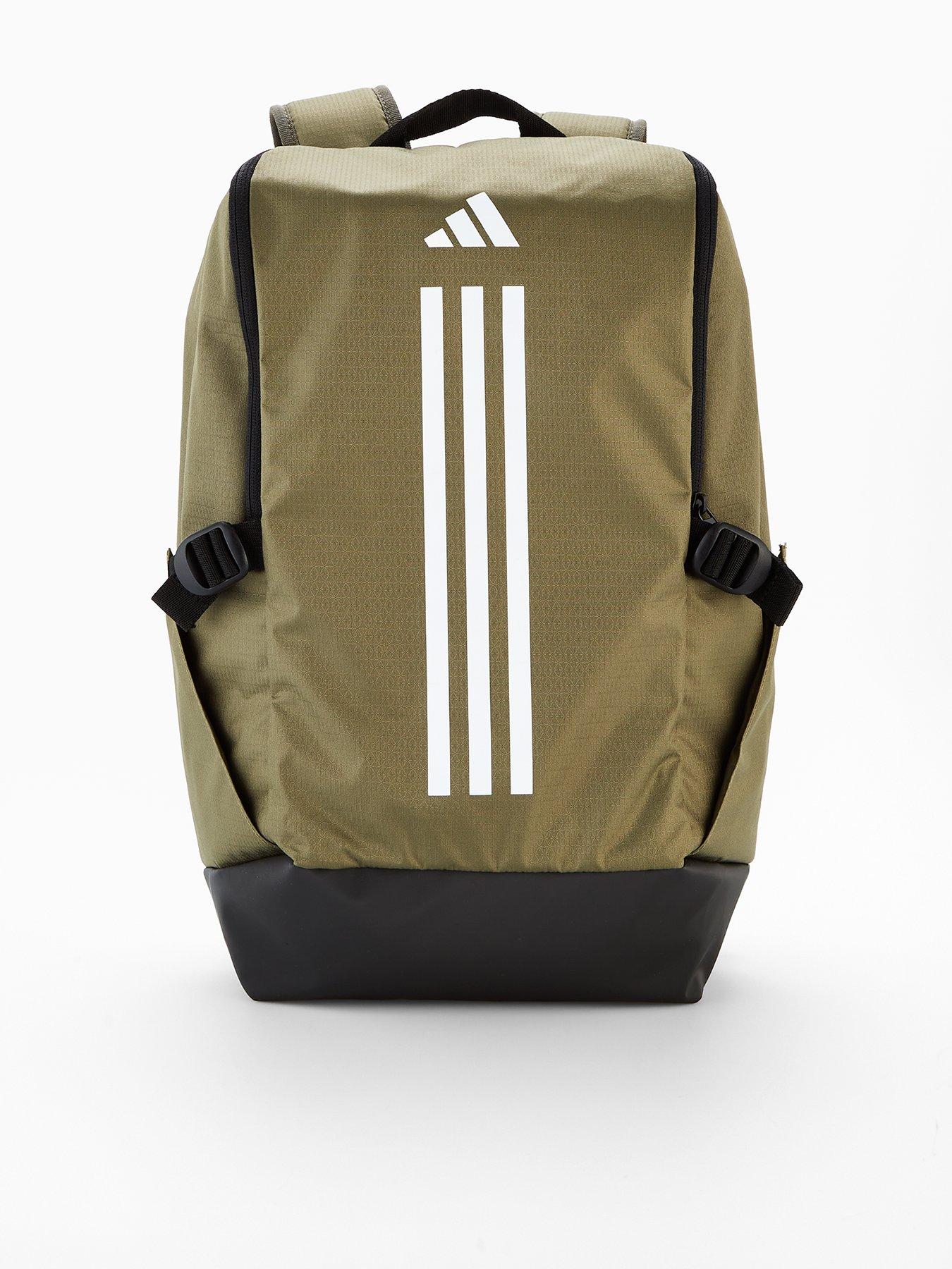 adidas Sportswear Men's 3 Stripe Backpack - Khaki - Green | Very