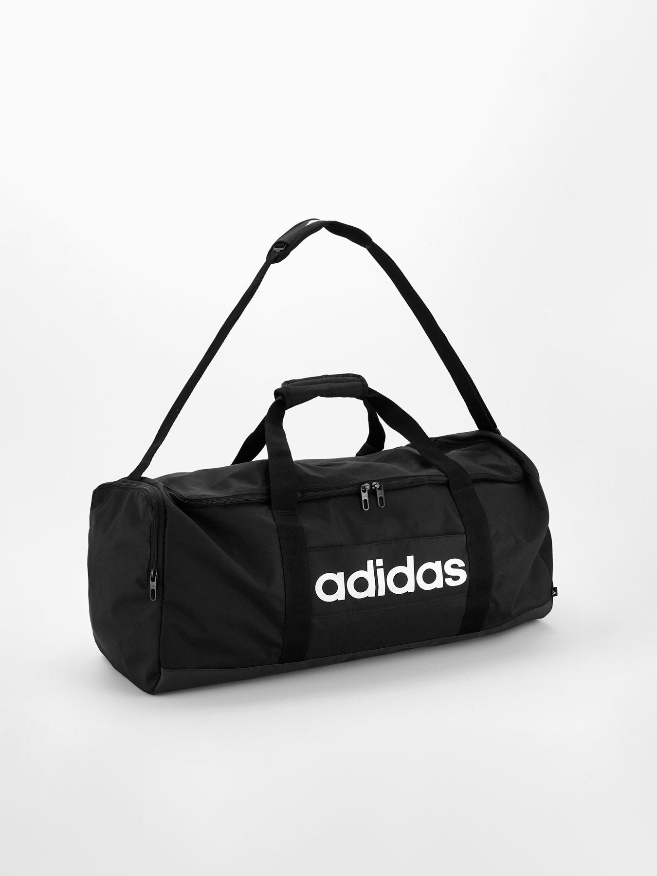 Image 2 of 4 of adidas Sportswear Men's Large Linear Duffle Bag - Black