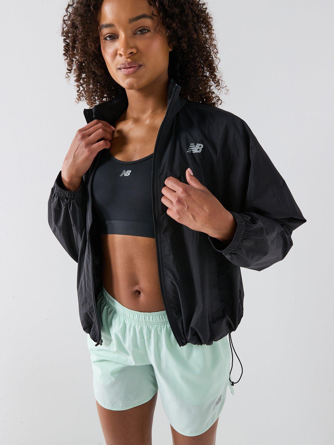 New Balance: Womens Running Packable Jacket - Black