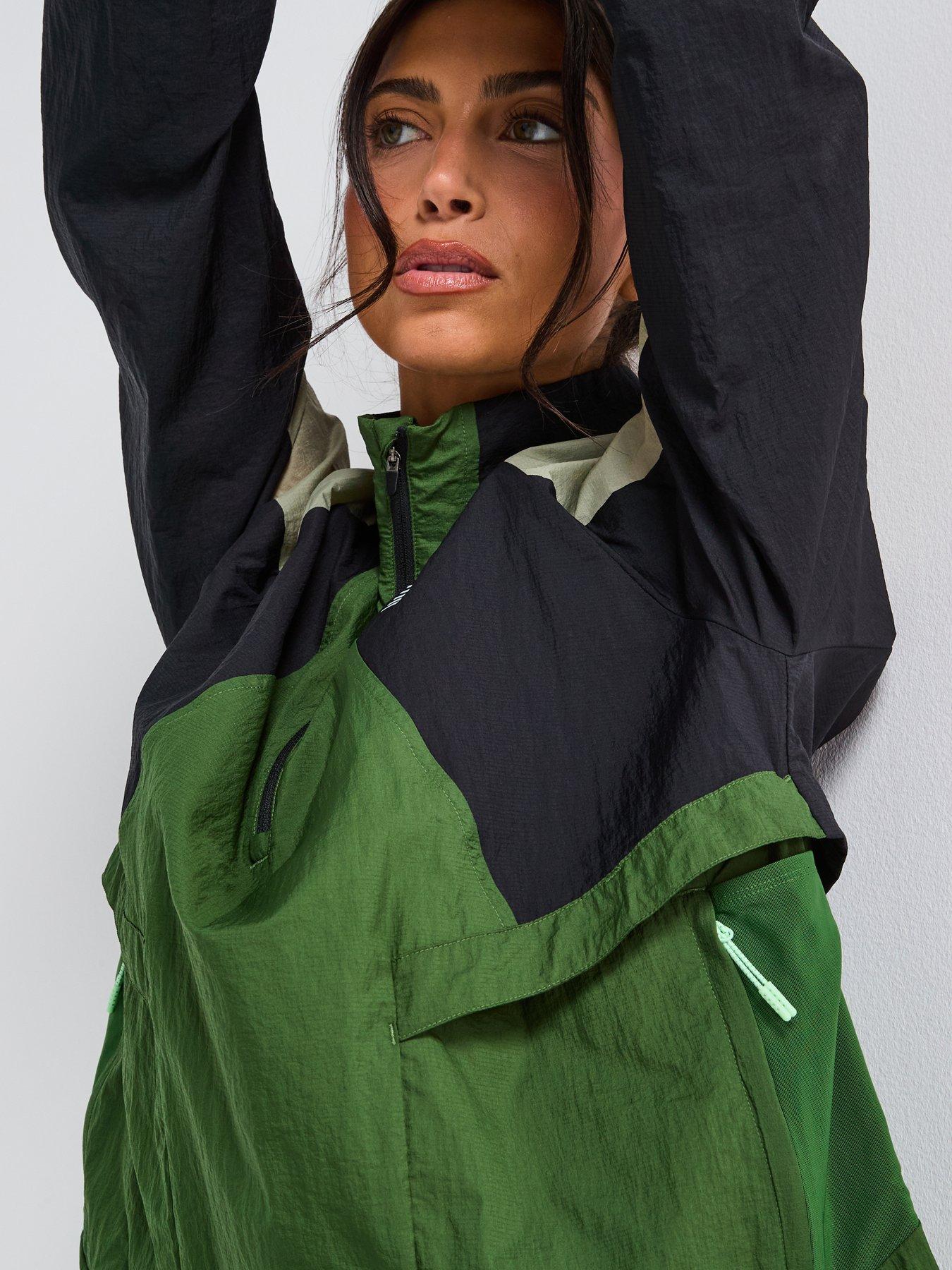 New Balance Womens Running Water Resistant Jacket Green Very