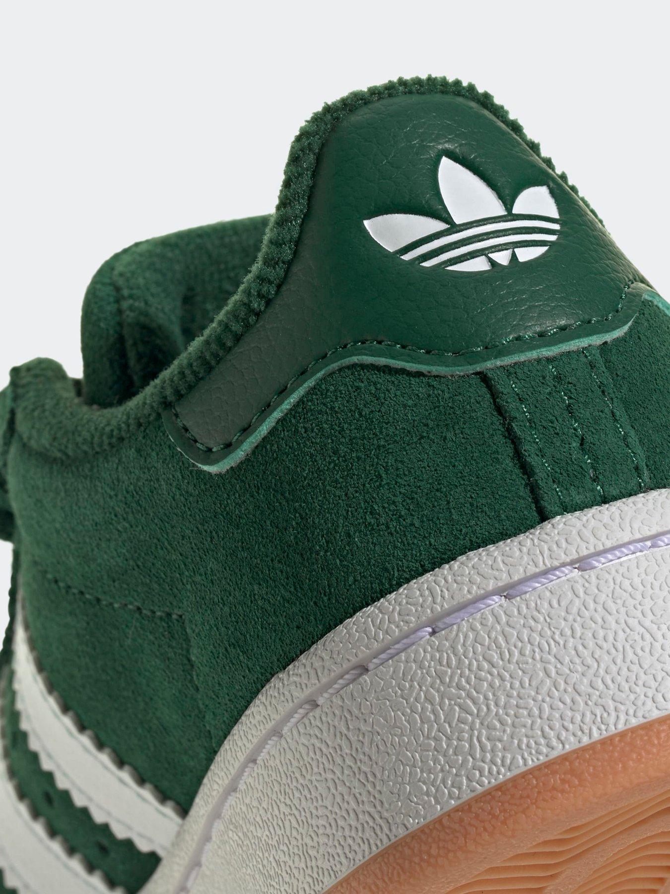adidas Originals Kids Unisex Campus 00S Elastic Trainers - Green | Very