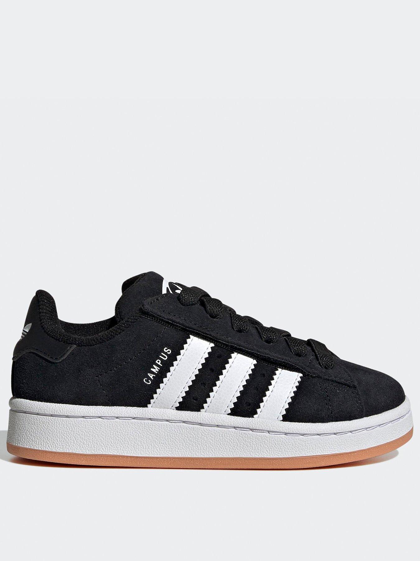undefined Kids Unisex Campus 00S Elastic Trainers -Black