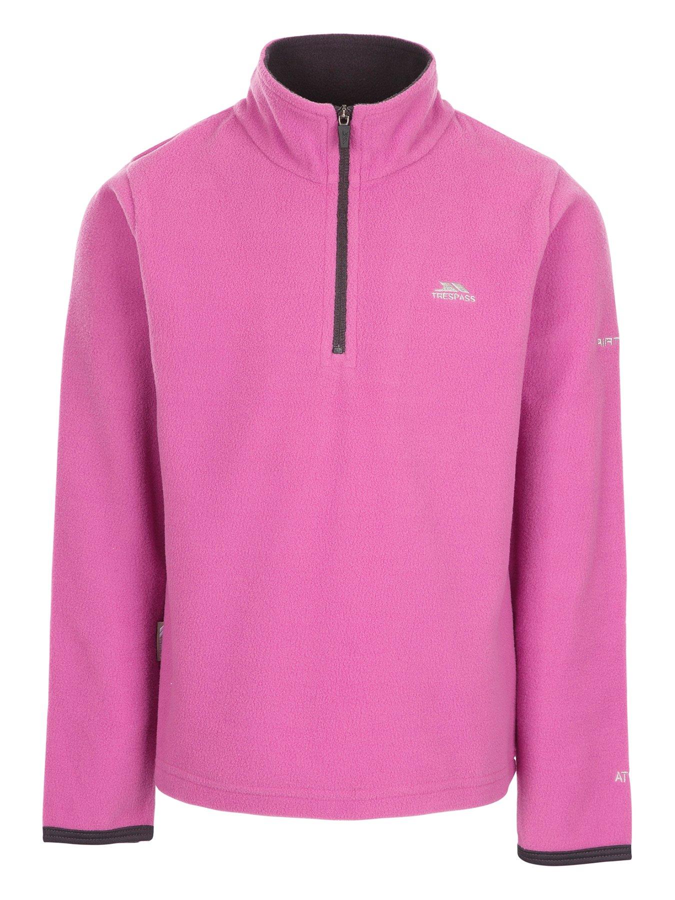 undefined Girls Kids Half Zip Fleece Sybil - Pink