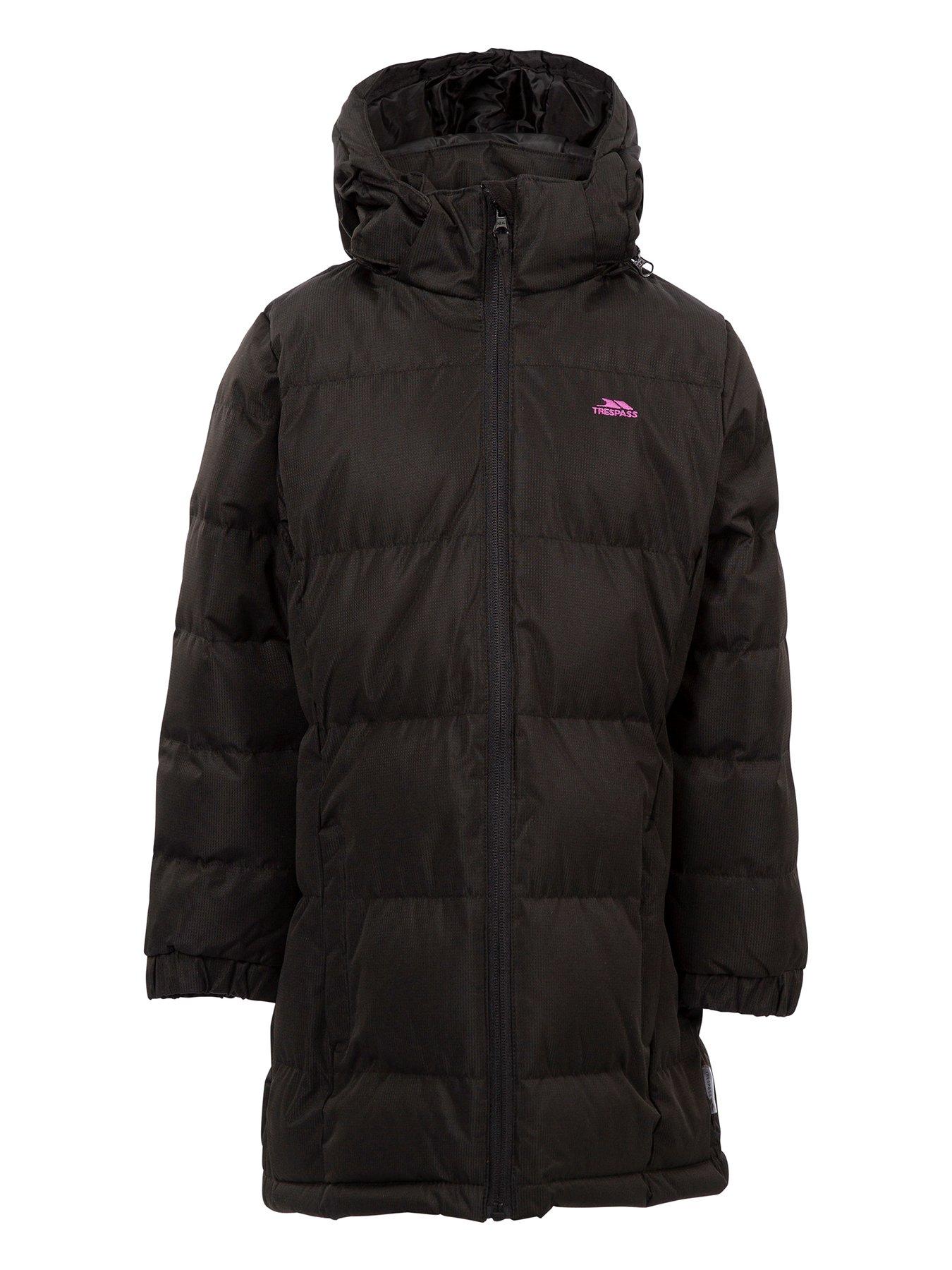Image of Trespass Girls Tiffy Padded Jacket - Black