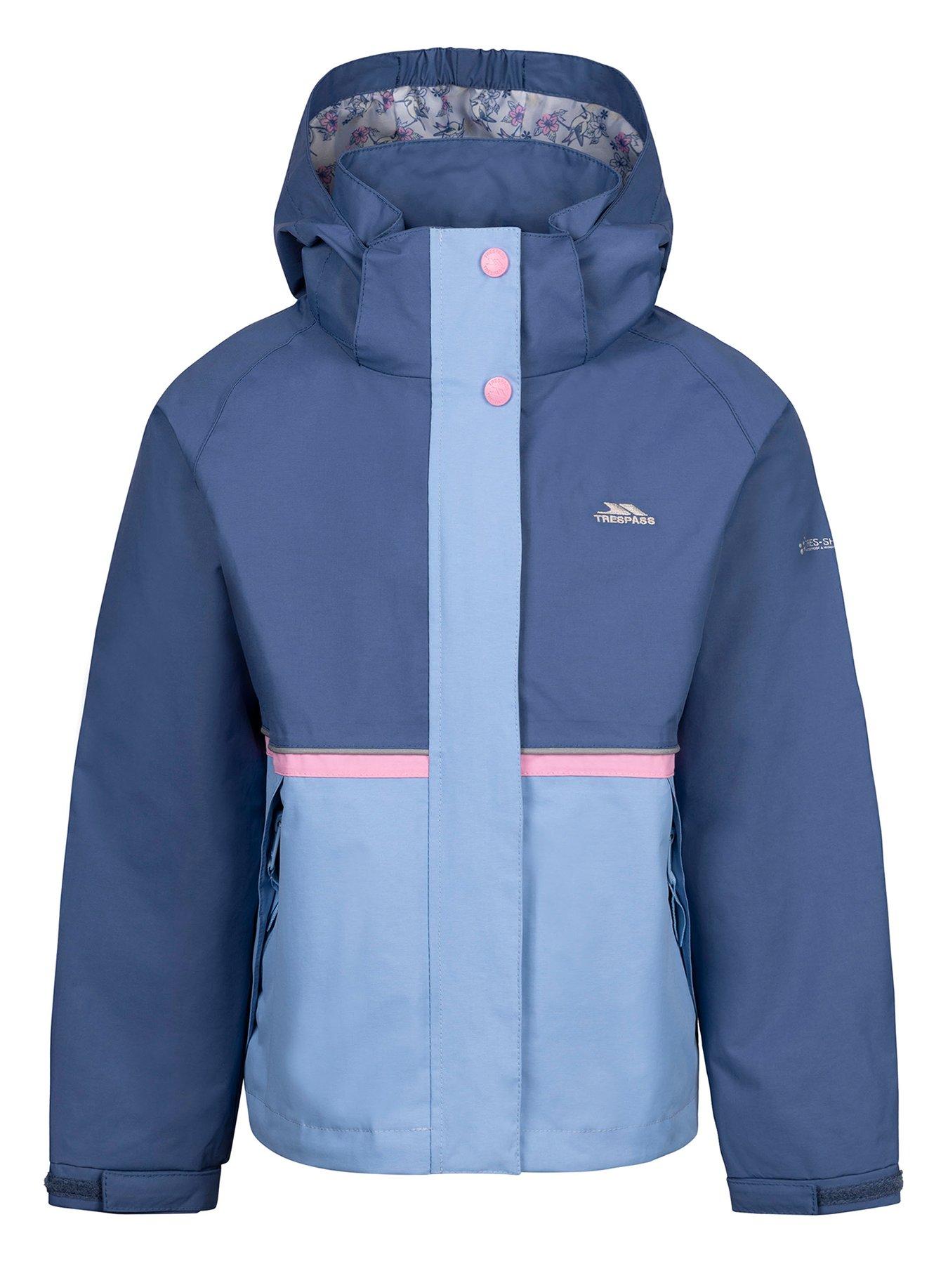 undefined Girls Allora Rain Jacket Tp50 -Tone - Blue