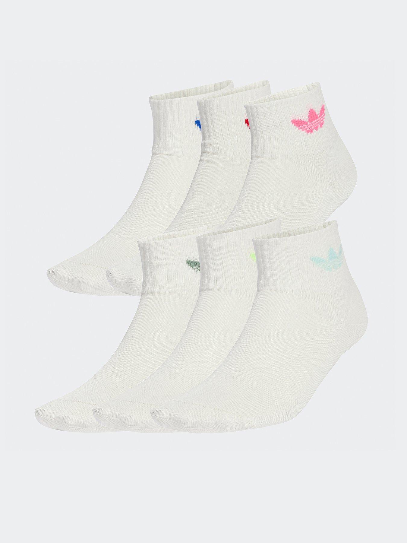 Image 1 of 4 of adidas Originals Kids Ankle Socks 6 Pack - Multi