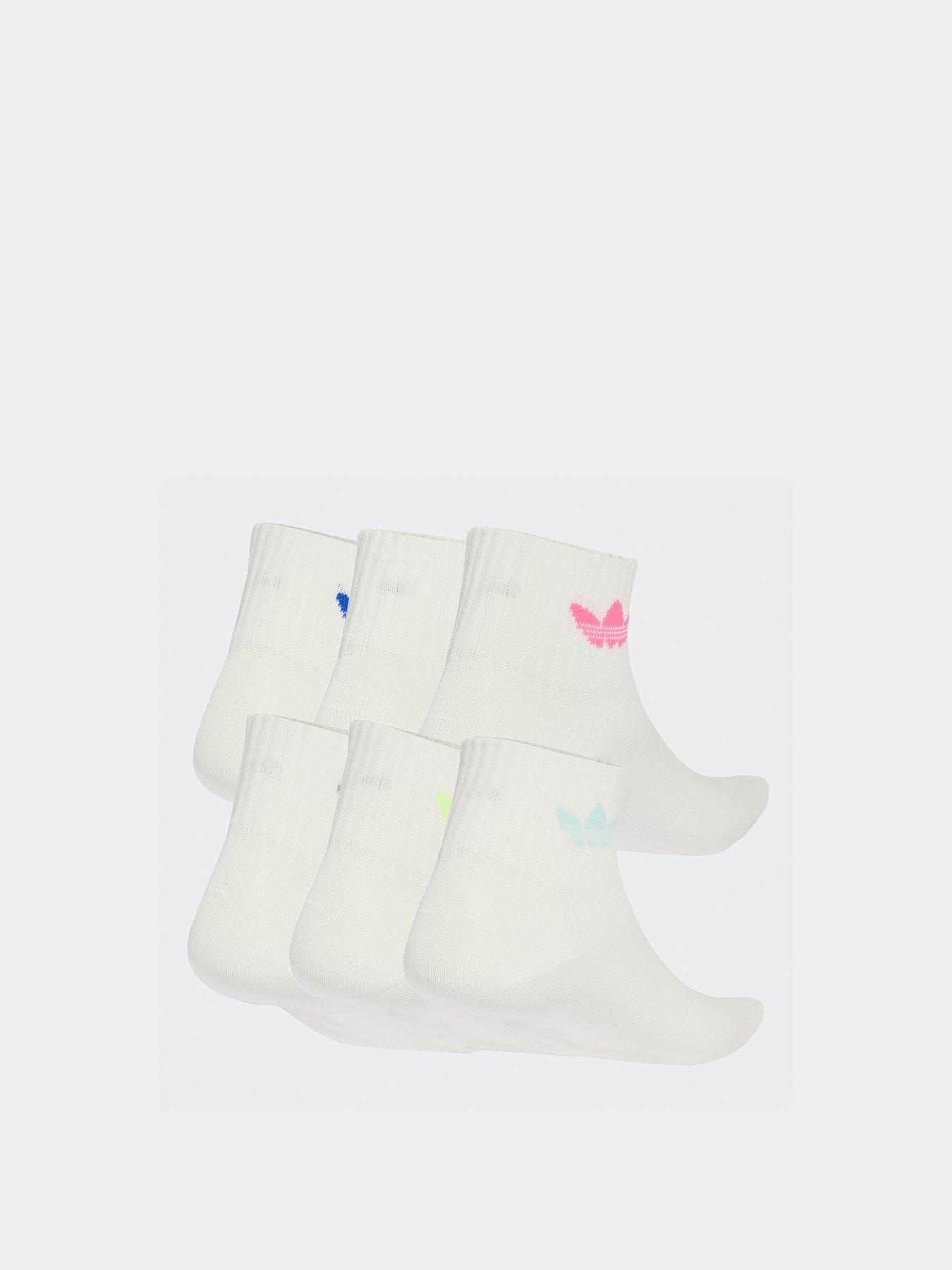 Image 2 of 4 of adidas Originals Kids Ankle Socks 6 Pack - Multi