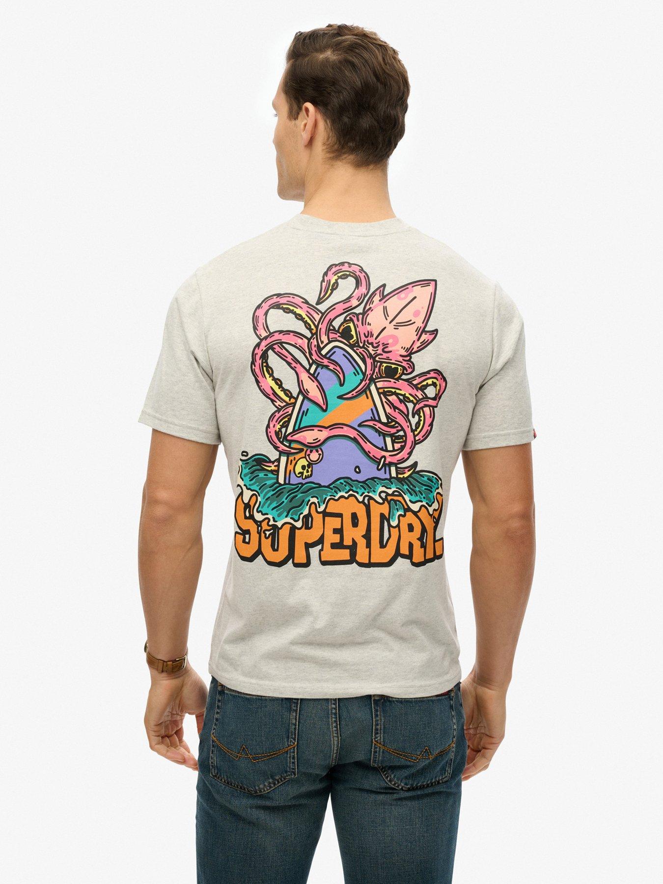 undefined Outdoor Narrative Back Graphic T-Shirt - Grey