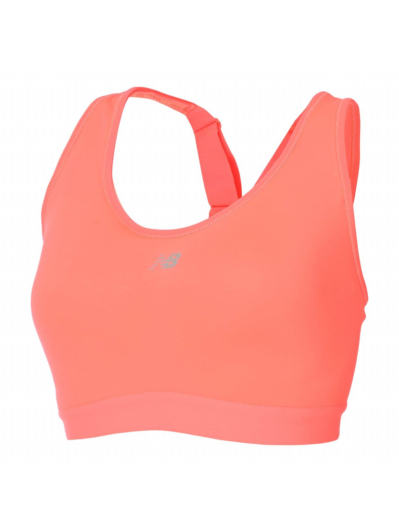 Image 4 of 6 of New Balance Womens Running Essential High Support Sports Bra - Red