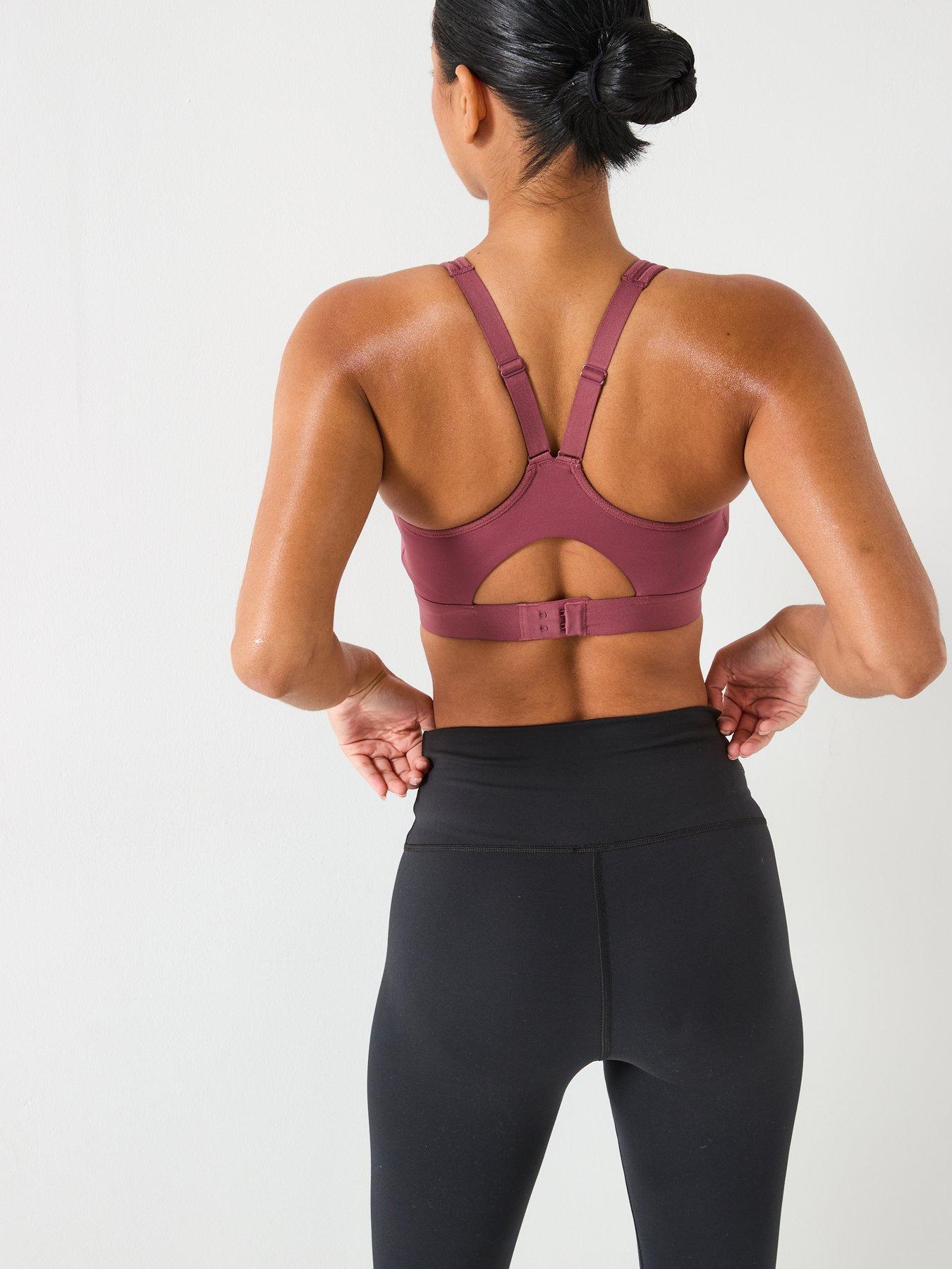 Image 2 of 6 of New Balance Womens Running Essential High Support Sports Bra - Red
