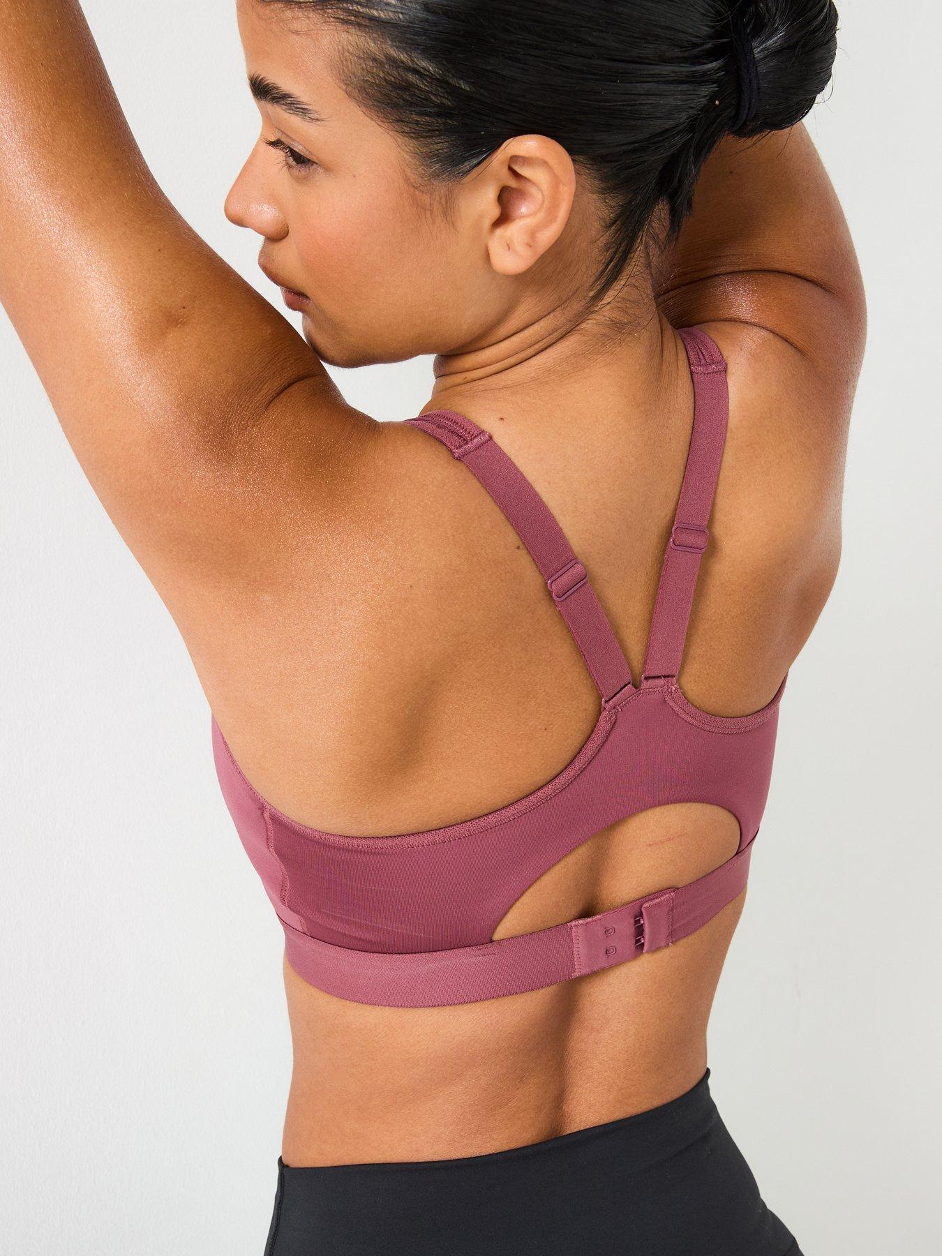 Image 4 of 6 of New Balance Womens Running Essential High Support Sports Bra - Red