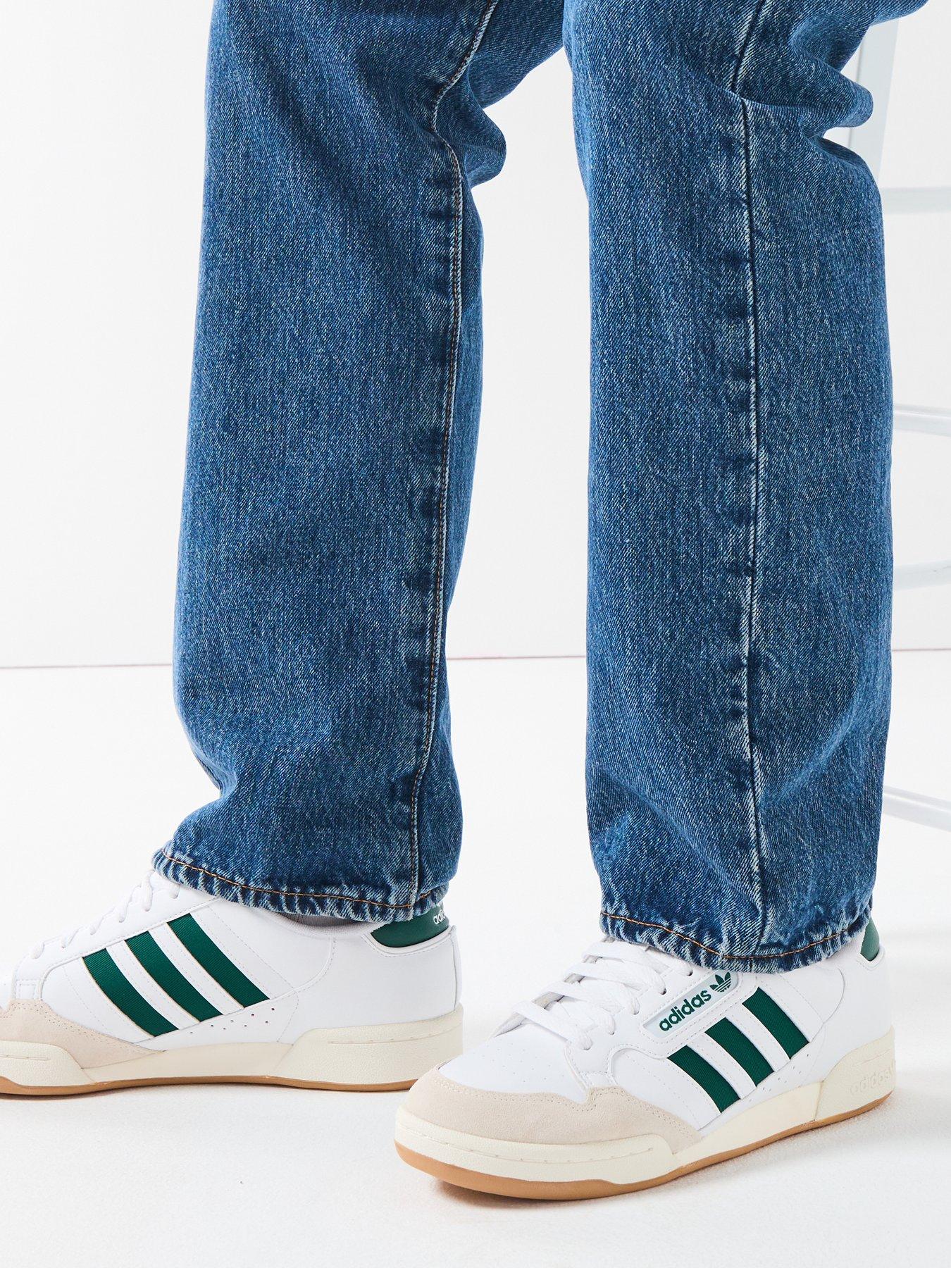 Image 1 of 7 of adidas Originals Men's Continental 80 Stripes Trainers - White