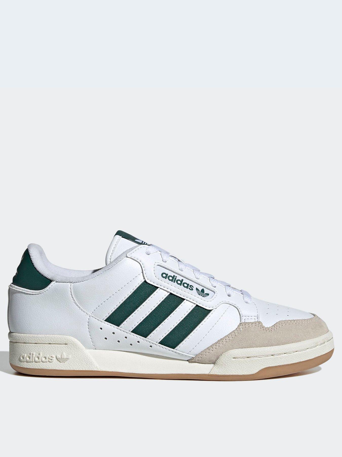 Image 2 of 7 of adidas Originals Men's Continental 80 Stripes Trainers - White