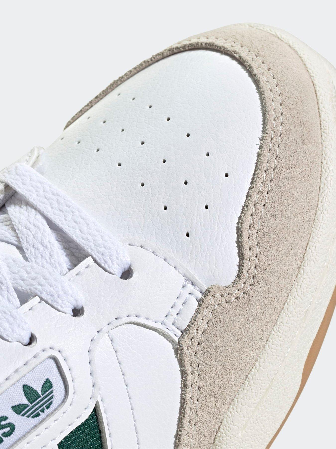 Image 7 of 7 of adidas Originals Men's Continental 80 Stripes Trainers - White