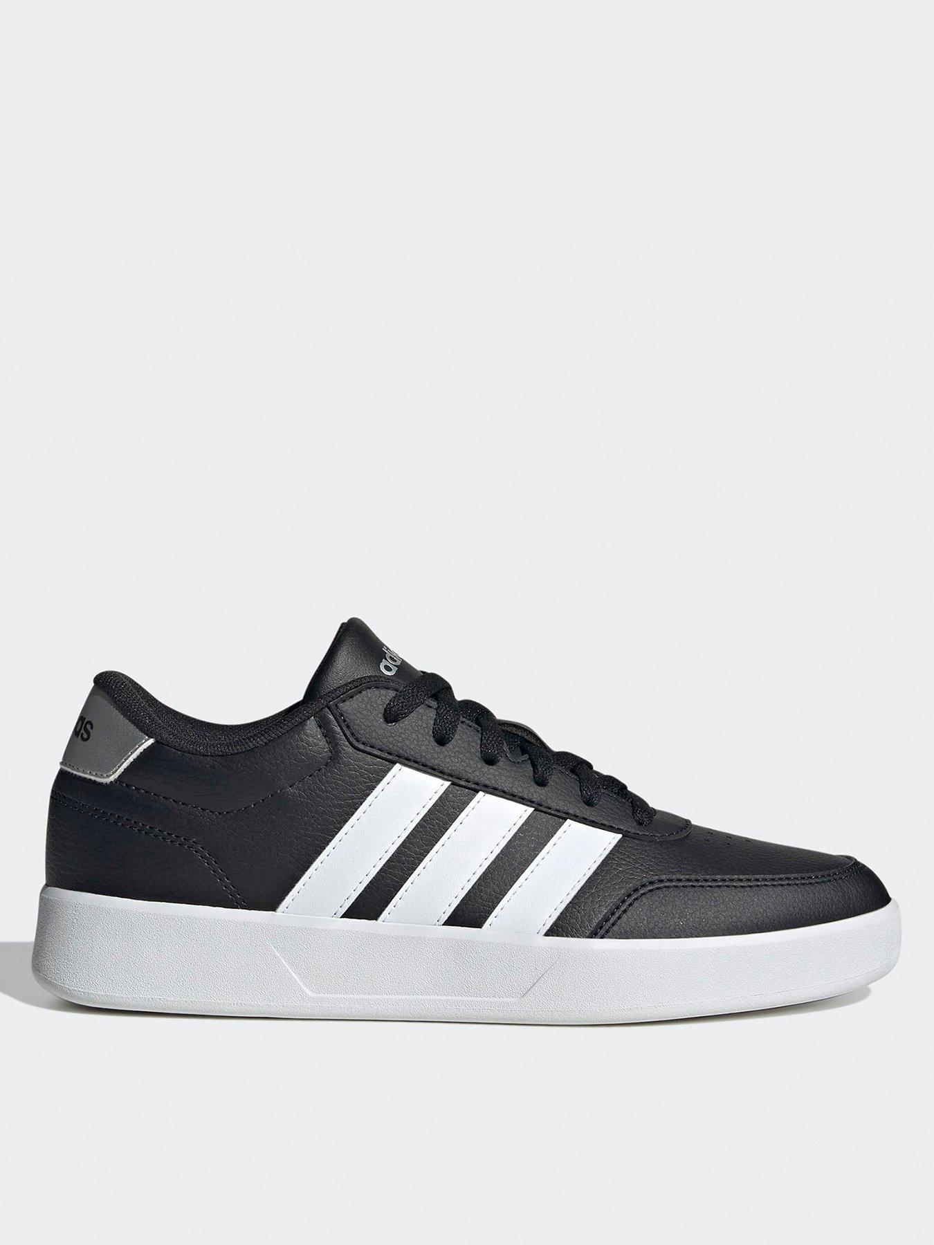 adidas Sportswear Women's Breaknet 30 Trainers, Core Black/Ft White/Silver Met, Size 5, Women