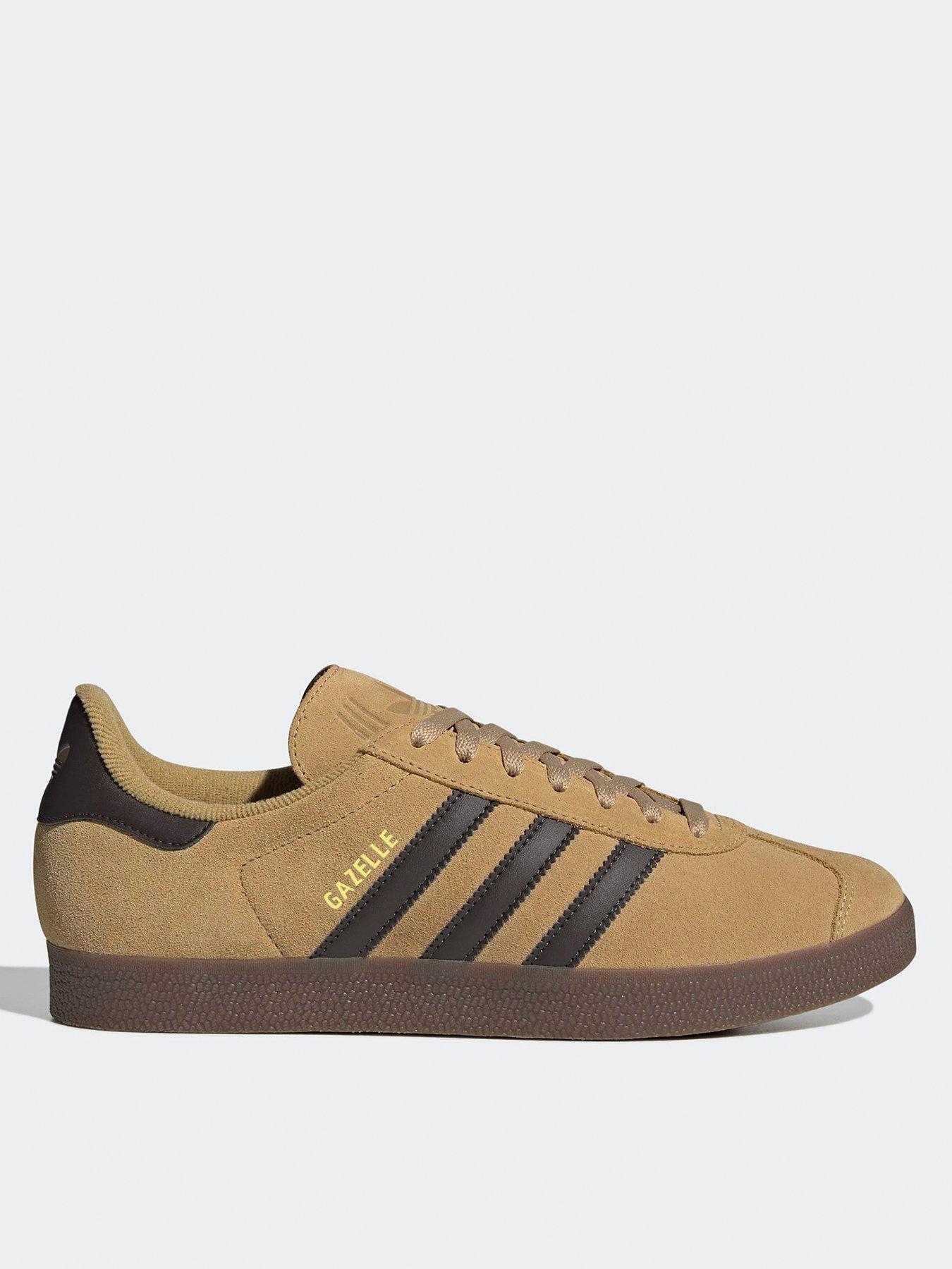 undefined Unisex Gazelle Trainers - Beige