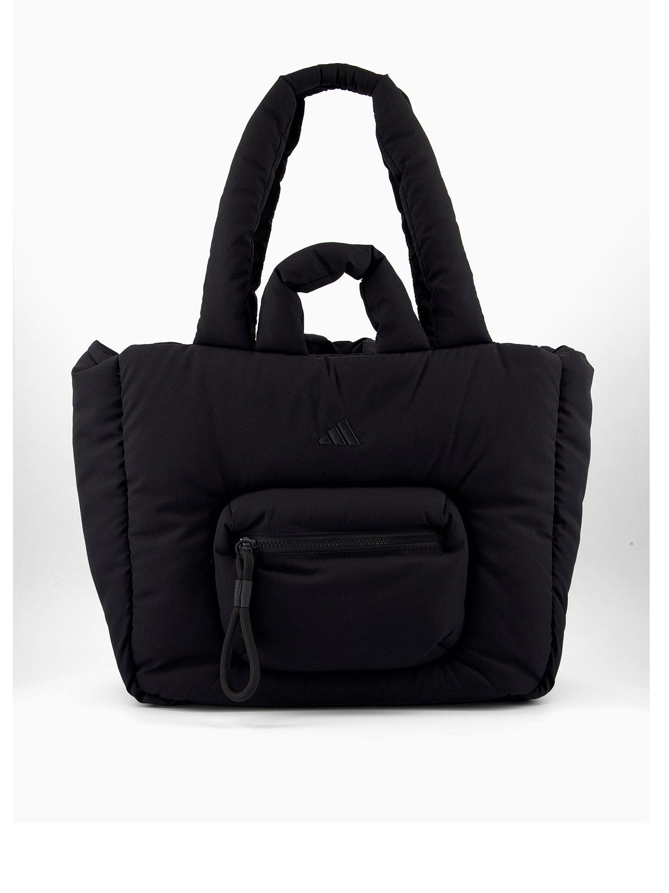 undefined Unisex Puff Tote Bag - Black