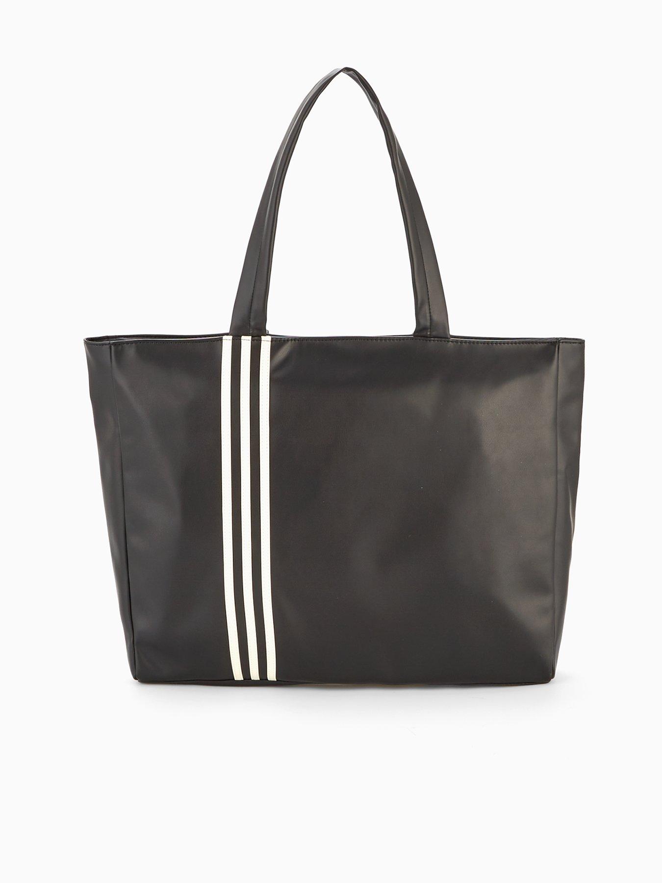 undefined Women's Pu Trefoil Shopper - Black