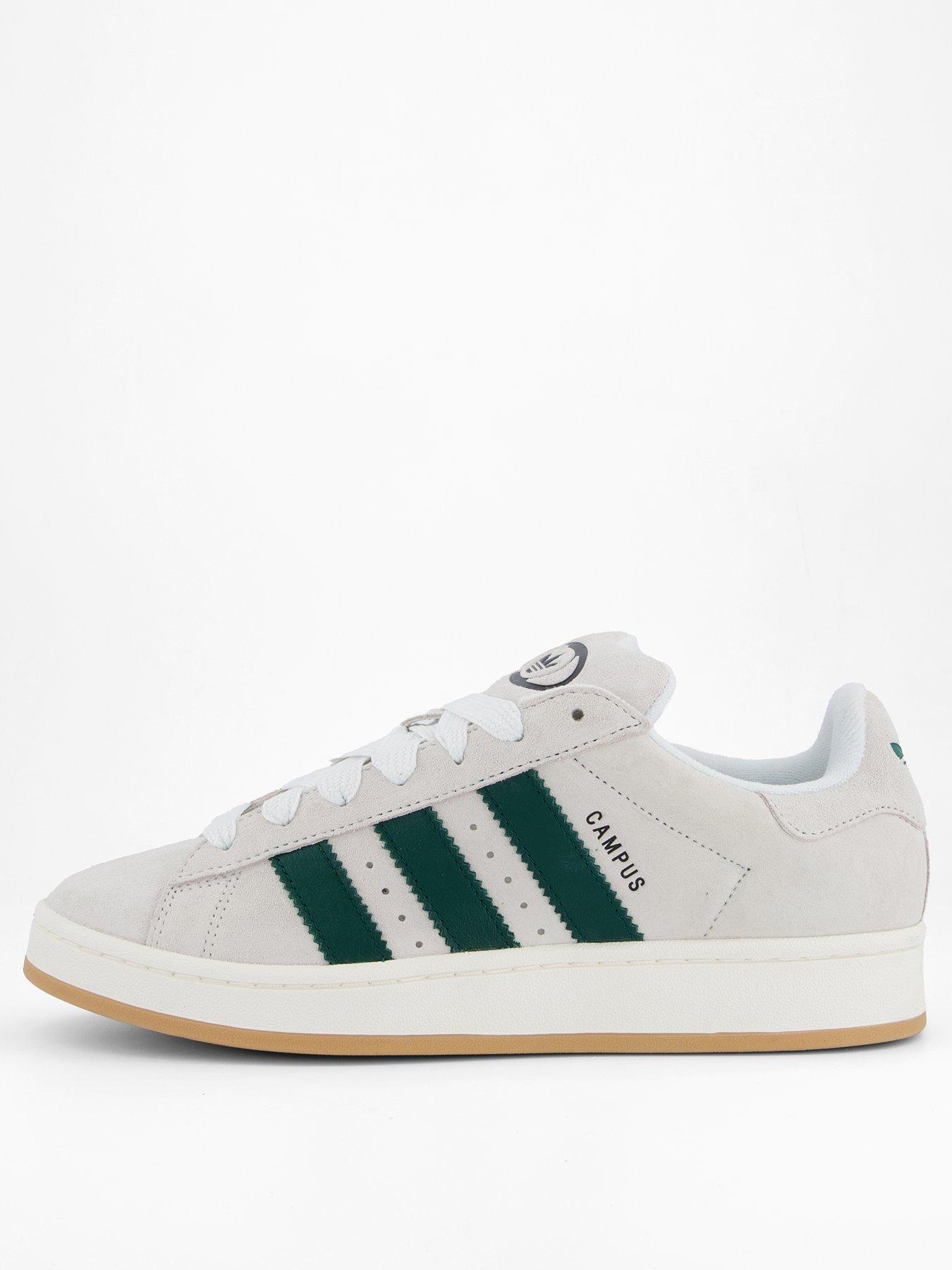 Image 2 of 7 of adidas Originals Unisex Campus 00s Trainers - Off White /Green