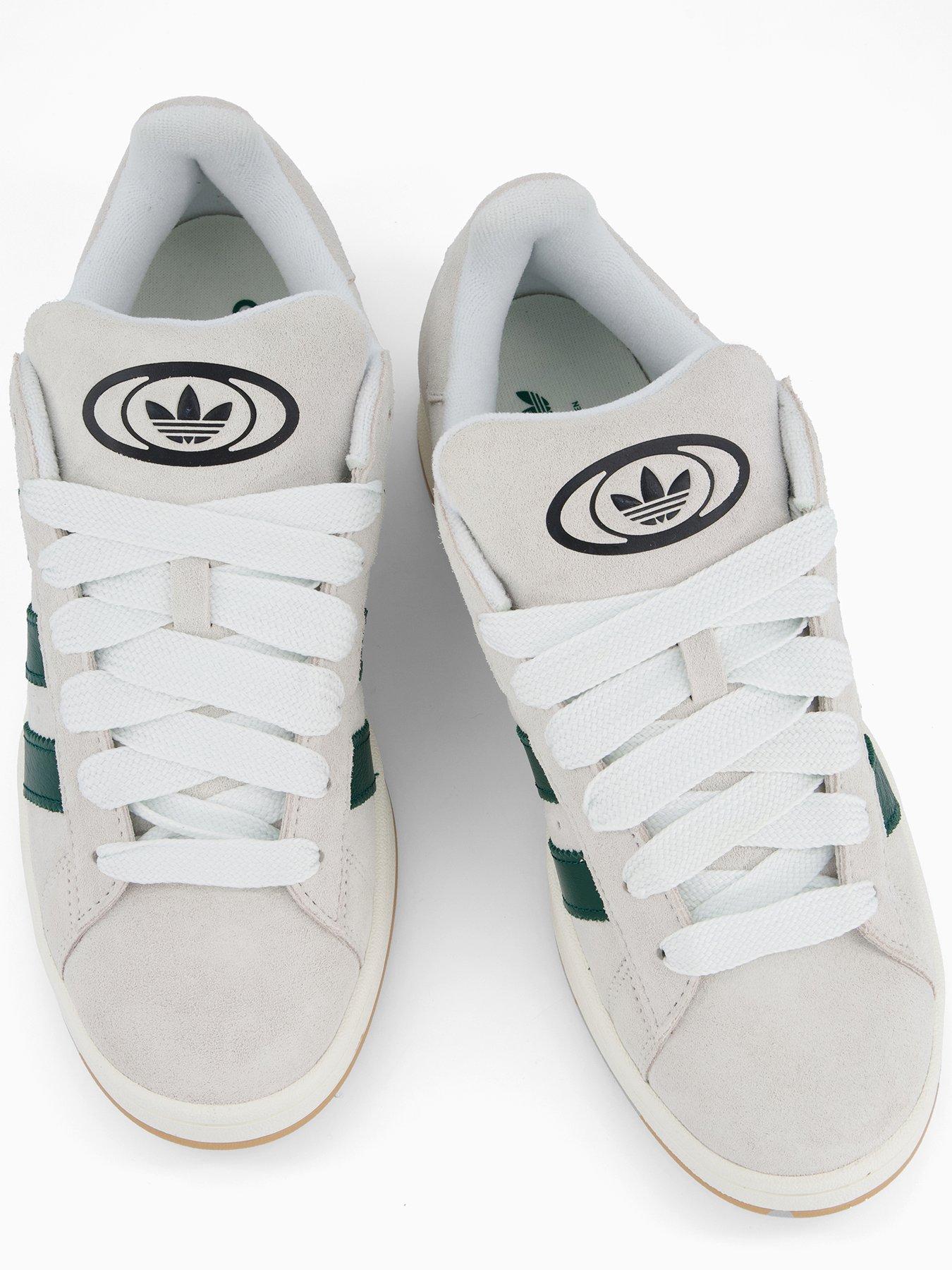 Image 4 of 7 of adidas Originals Unisex Campus 00s Trainers - Off White /Green