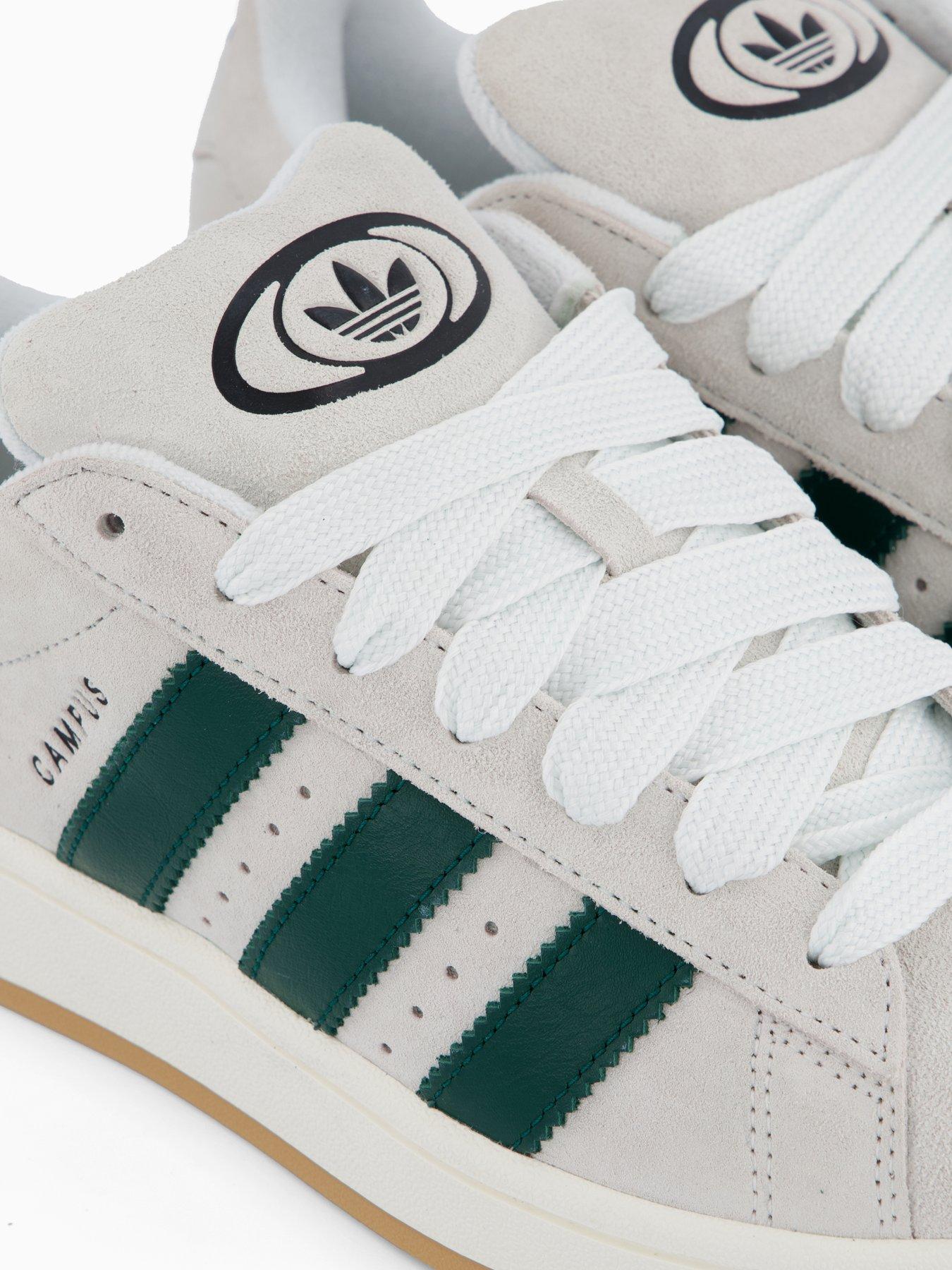 Image 6 of 7 of adidas Originals Unisex Campus 00s Trainers - Off White /Green