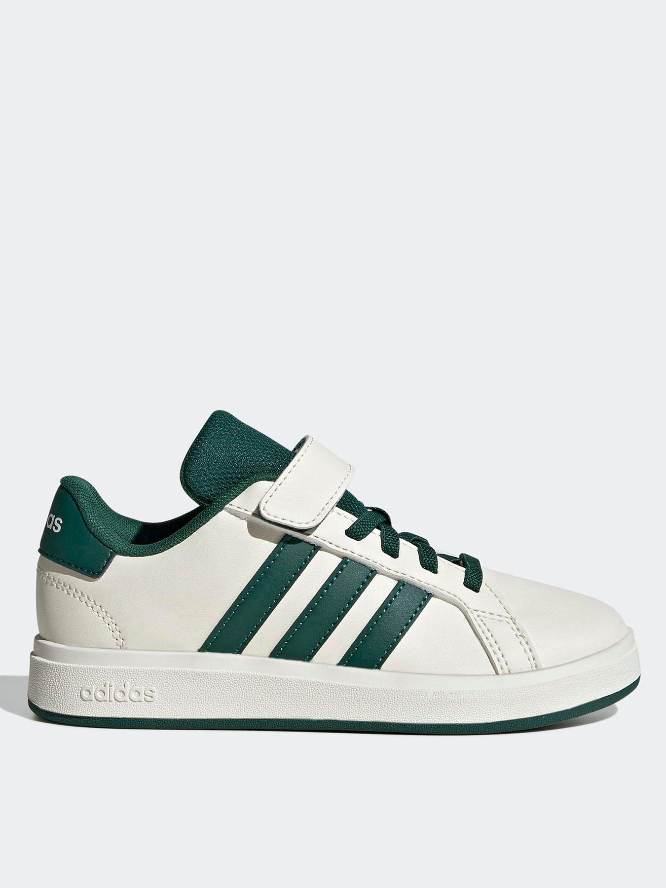 undefined Kid's Grand Court 20 El C Trainers - White/Green