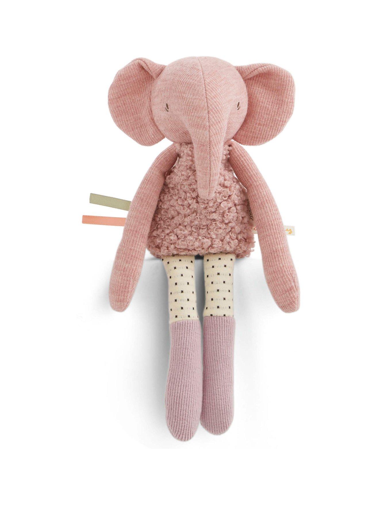 undefined Born to be Wild Activity Beanie Toy - Edie Elephant