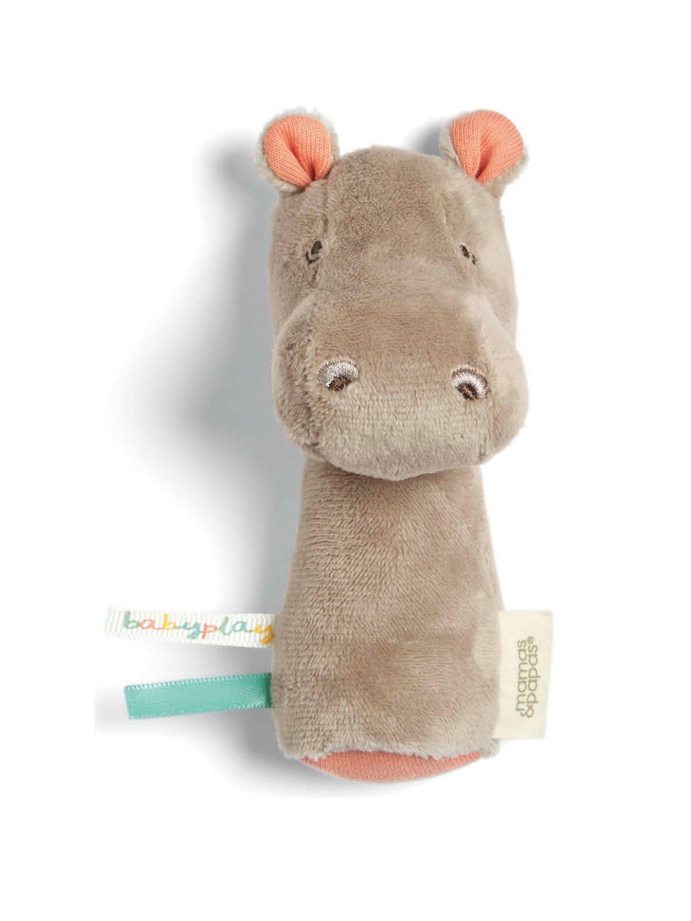 undefined Born to be Wild Mini Rattle - Henry Hippo