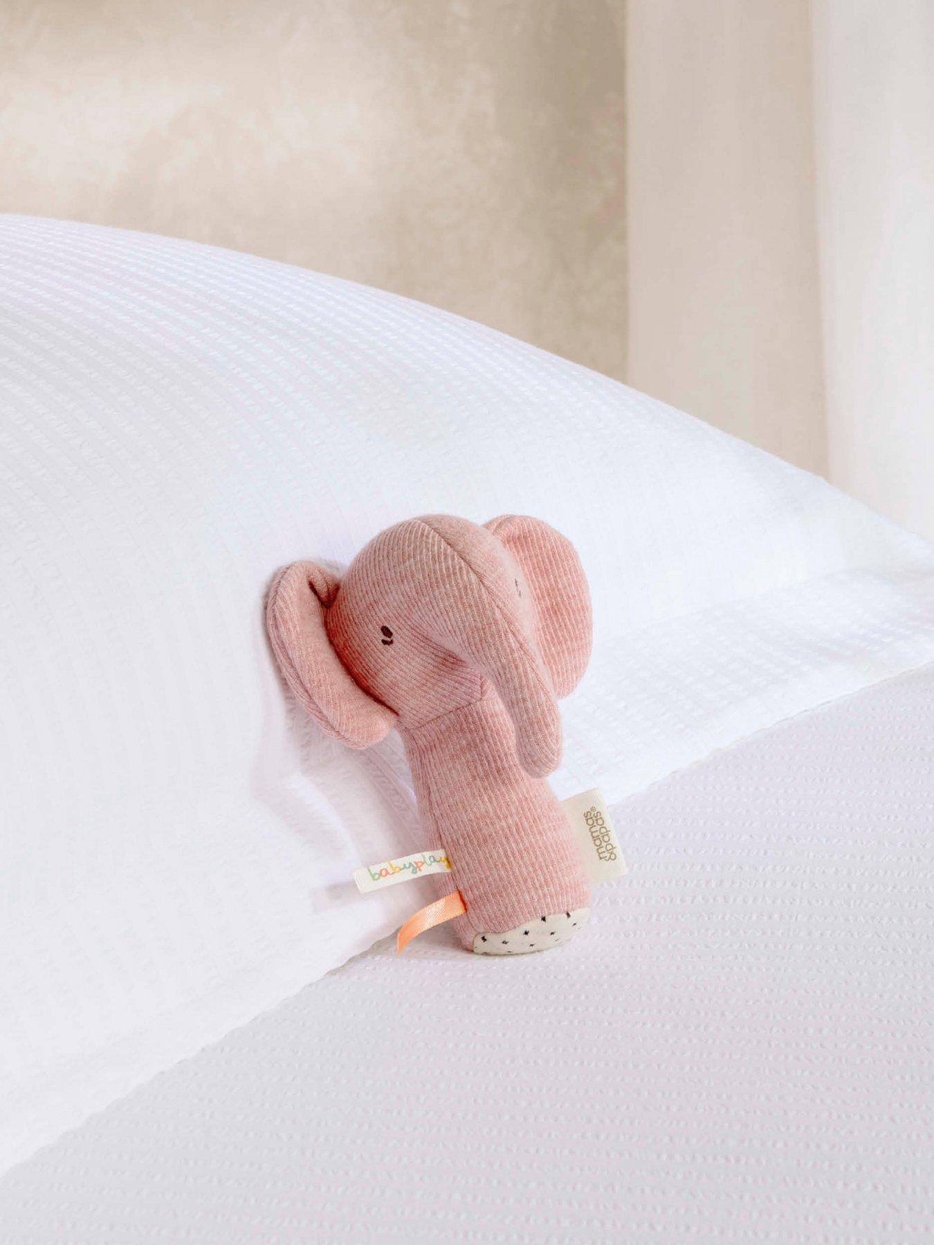 Mamas & Papas Born To Be Wild Mini Rattle - Edie Elephant