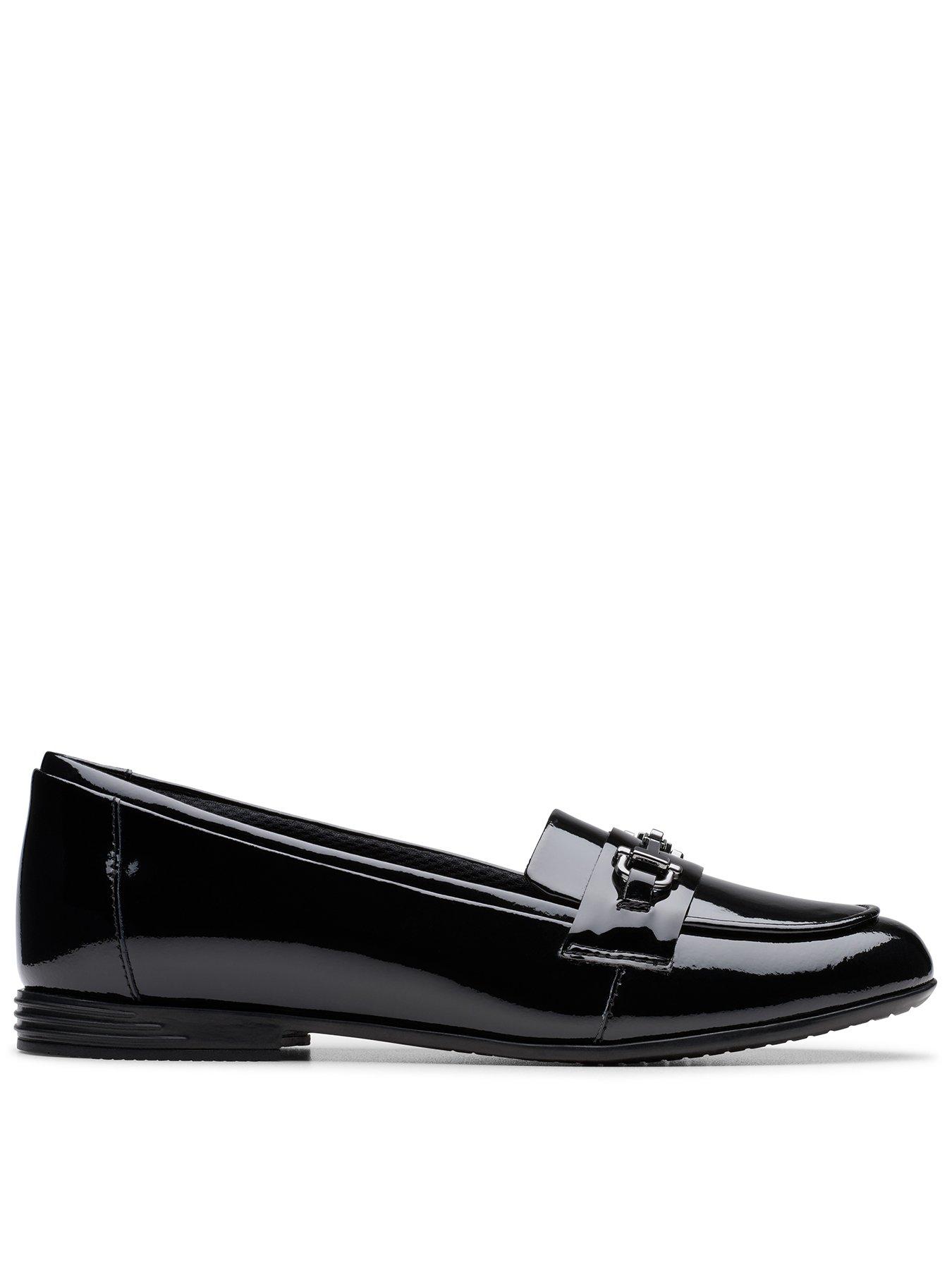Clarks Youth Finja Loafer - Black