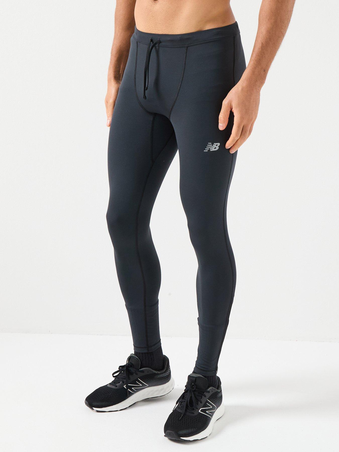 New Balance Mens Running Sleek Tights - Black