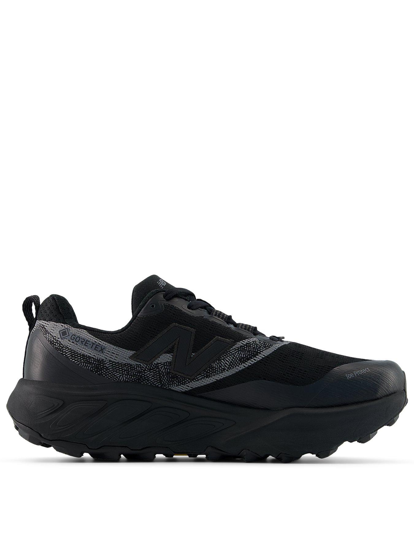 New Balance Mens Trail Running Fresh Foam X Hierro V9 Goretex Trainers, Black, Size 7.5, Men