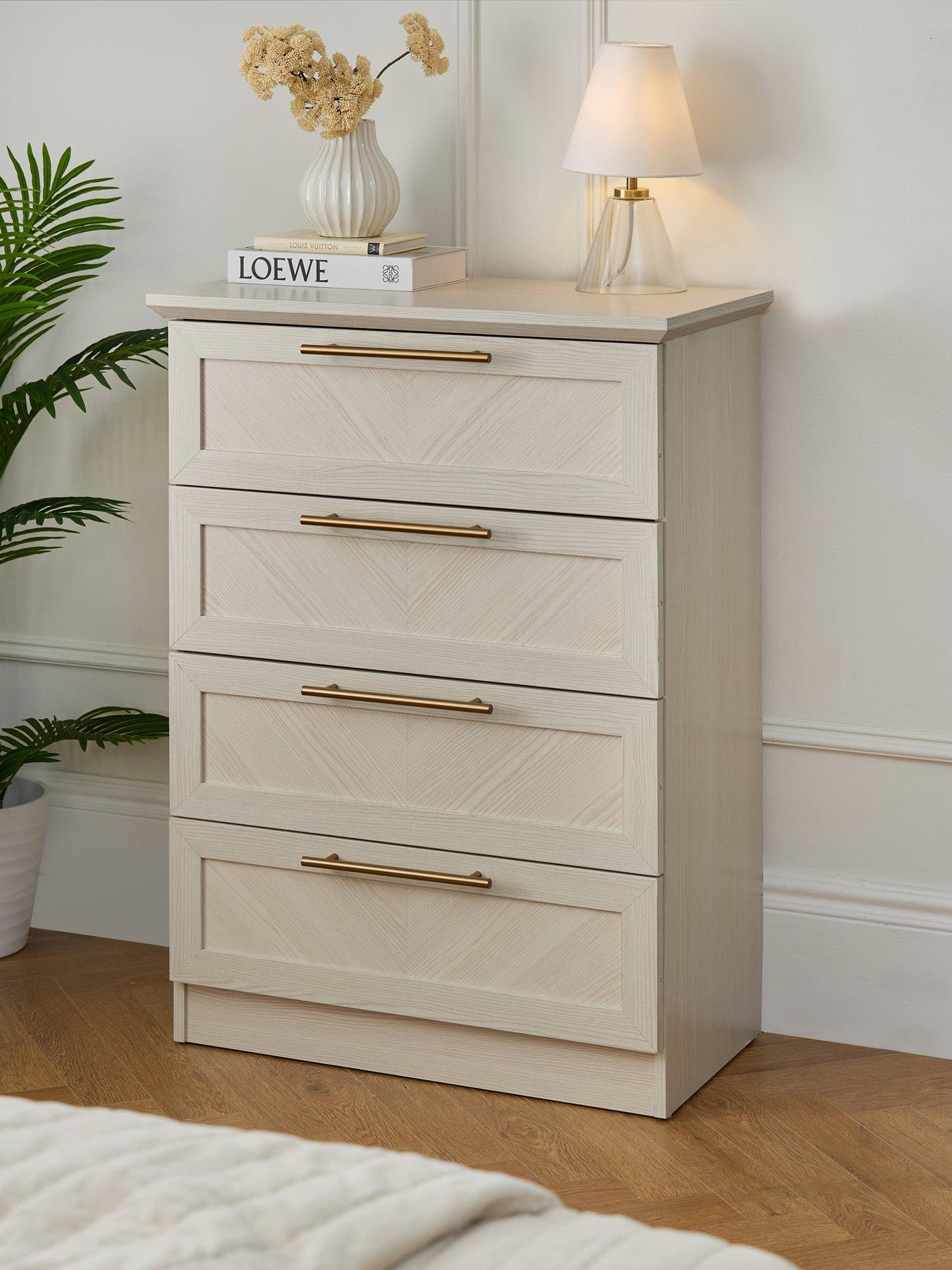 The Very Collection Tilbury 4 Drawer Chest - White - FSC® Certified