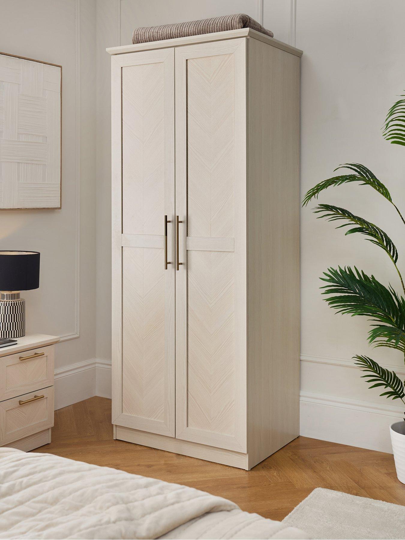 Very Home Tilbury 2 Door Wardrobe - White