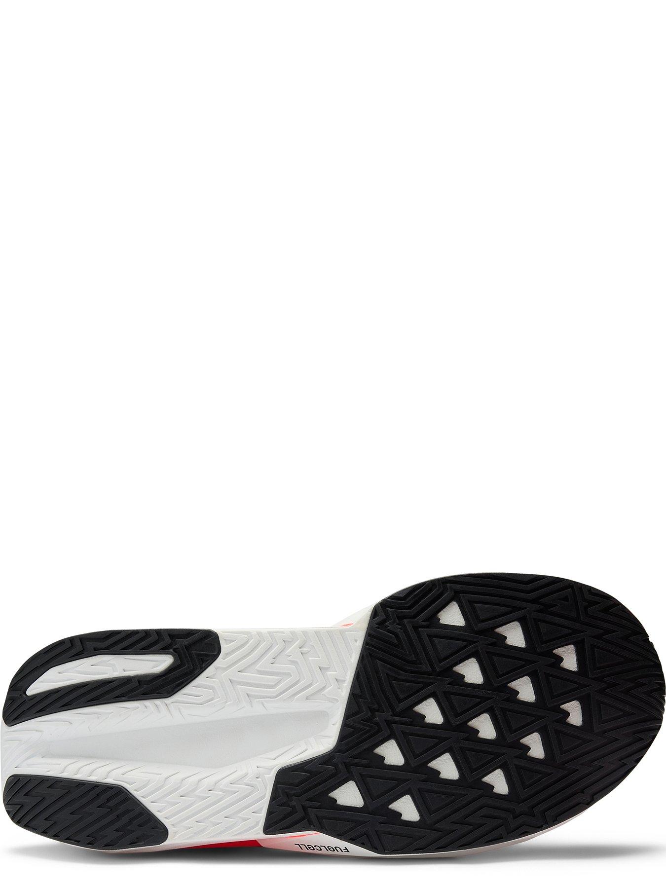 Image 5 of 6 of New Balance Mens Running Fuelcell Rebel V5 Trainers - White/Red