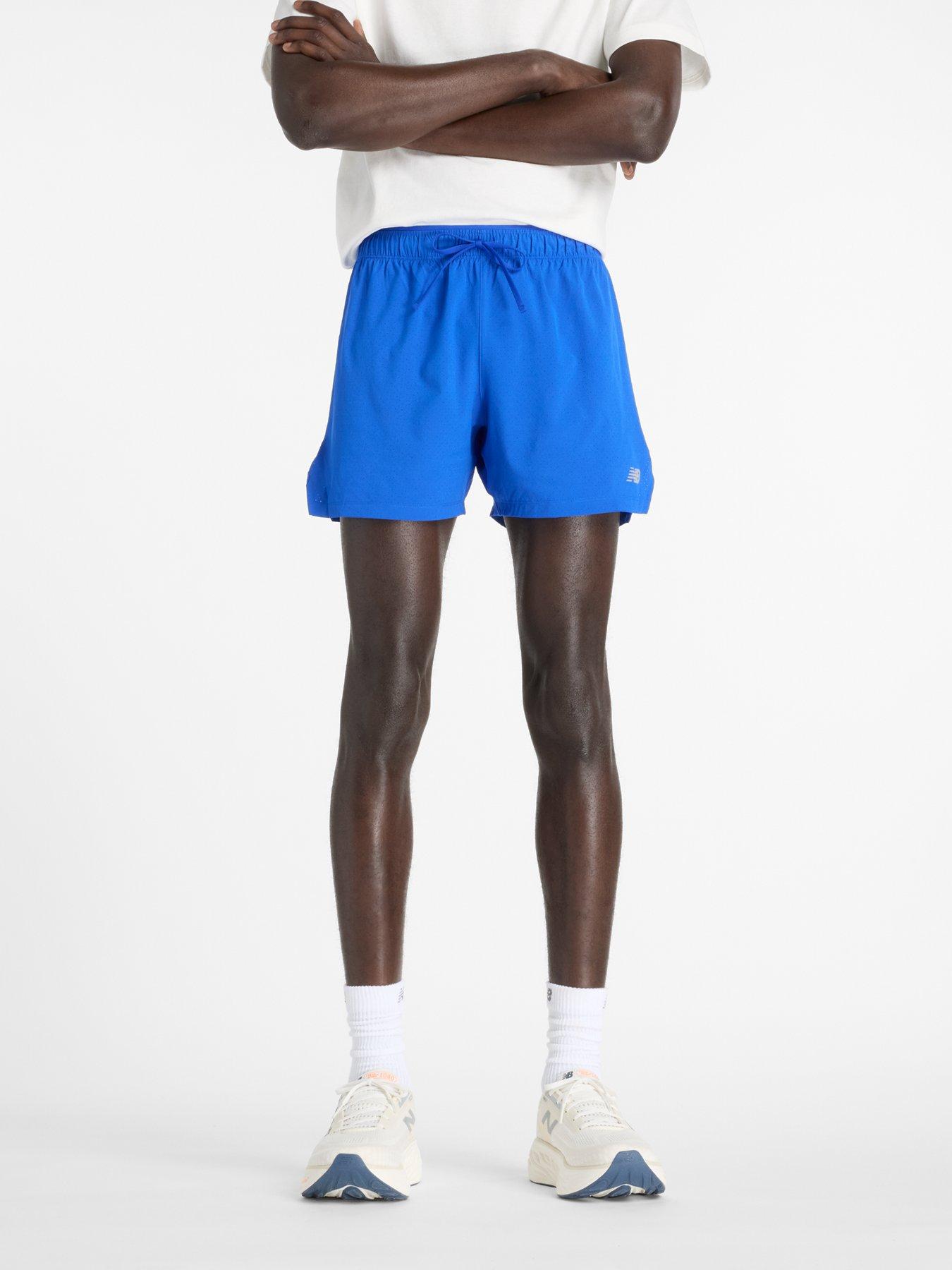 undefined Mens Running Rc 5Inch Shorts - Blue