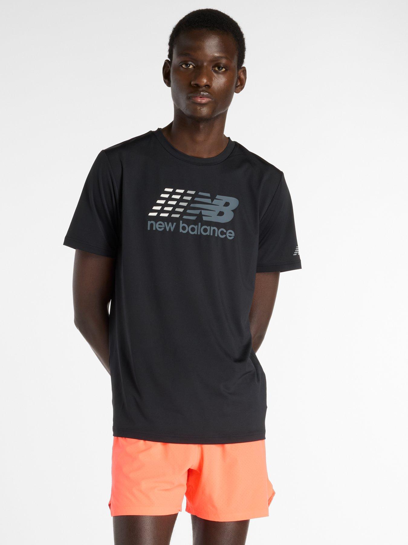 undefined Mens Running Graphic T-Shirt - Black